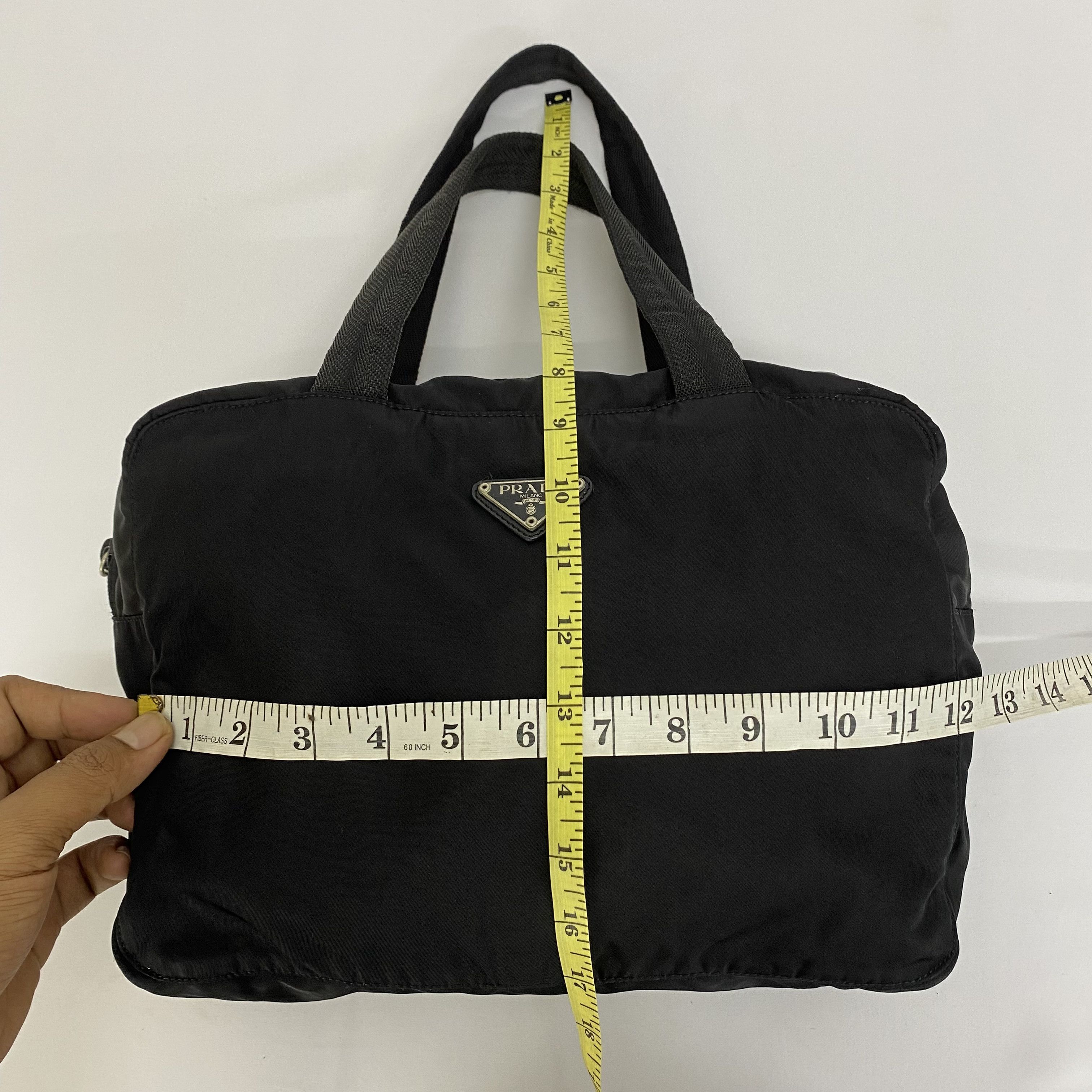 Prada Vintage Nylon Prada Bag Luxury Black Size ONE SIZE - 6 Thumbnail