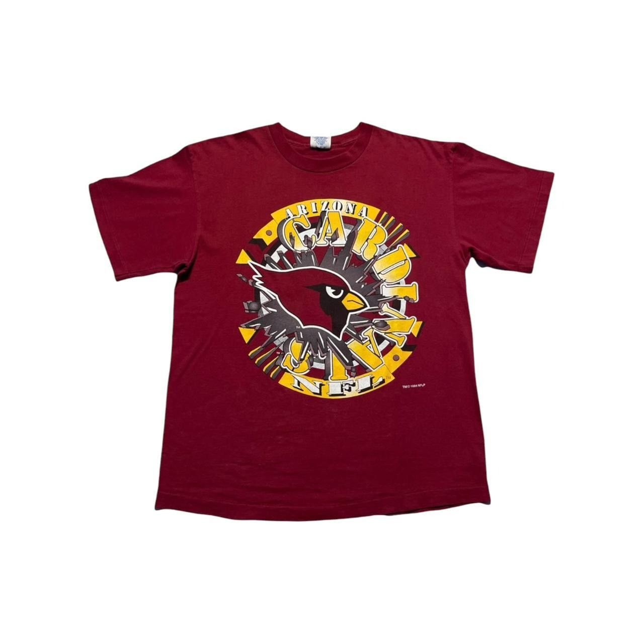 NFL × Vintage Vintage Arizona Cardinals Explosion Trench 1994 T-Shirt Size US XL / EU 56 / 4 - 1 Thumbnail