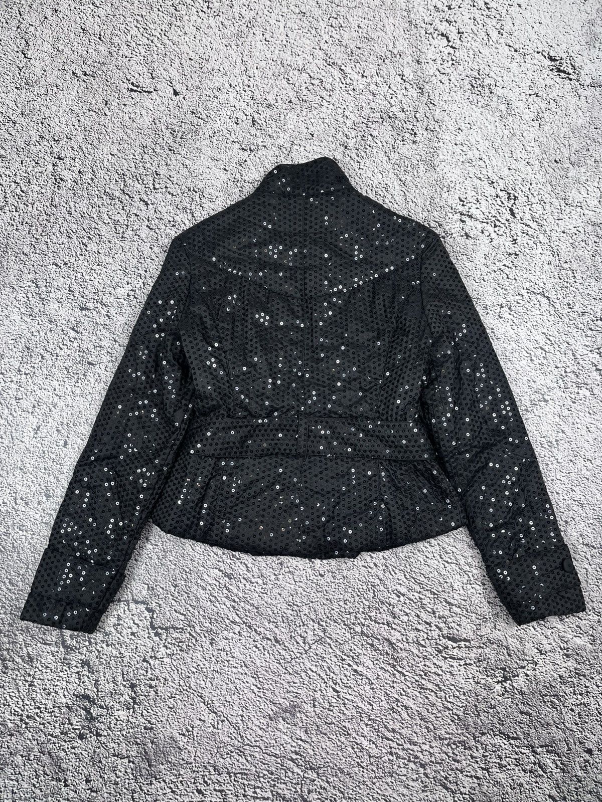 Japanese Brand Luxury Sequin Quilted Jacket Vintage Glamour DG Style Size S / US 4 / IT 40 - 8 Thumbnail