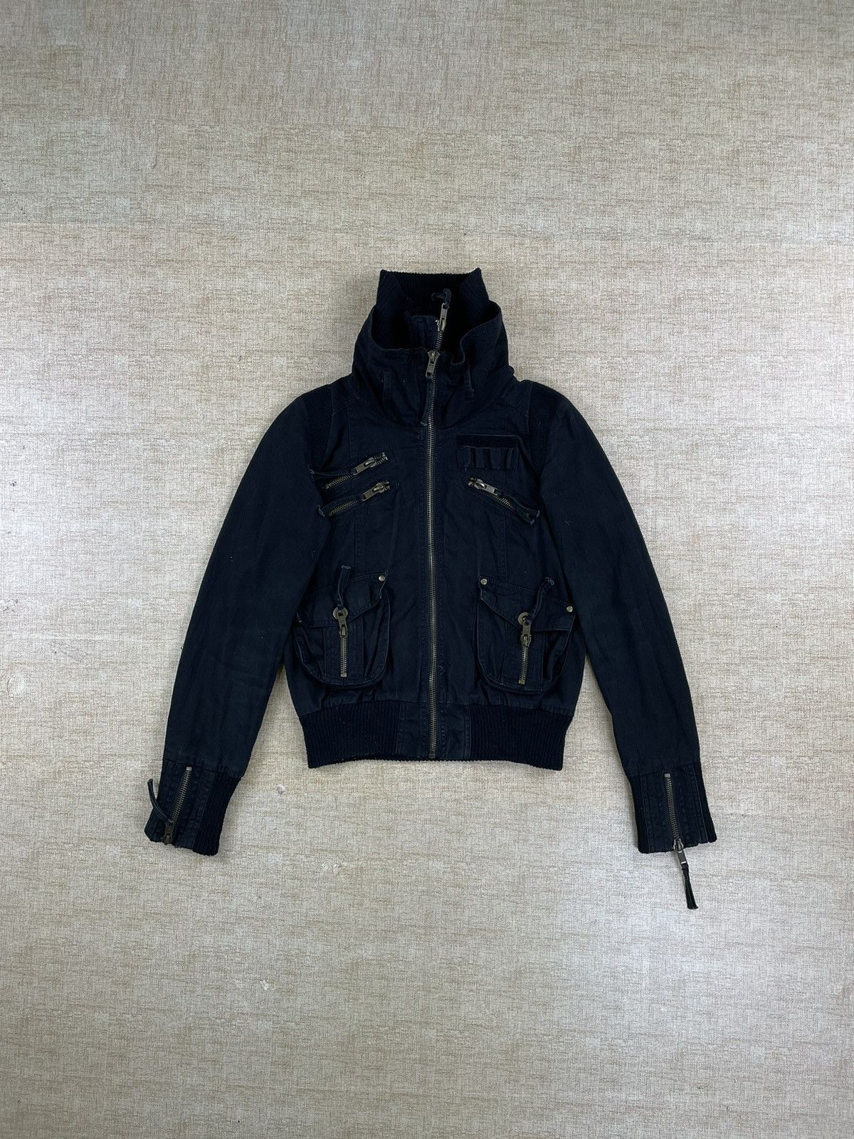 If Six Was Nine Japanese Punk Fashion Bondage Style Multipocket Jacket Size US S / EU 44-46 / 1 - 2 Thumbnail