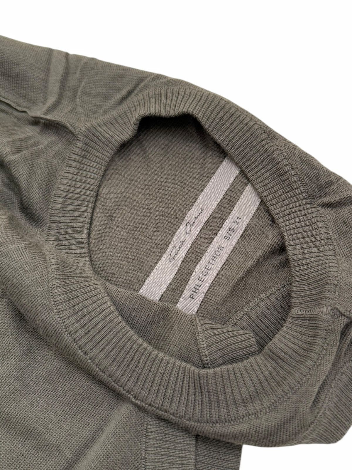 Rick Owens Virgin Wool Banana Knit Longsleeve Size US L / EU 52-54 / 3 - 3 Thumbnail