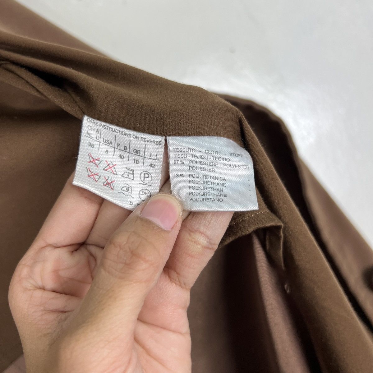 Max Mara 🔥 RICH BROWN MAX MARA OVER COATS MADE IN ITALY Size M / US 6-8 / IT 42-44 - 15 Thumbnail