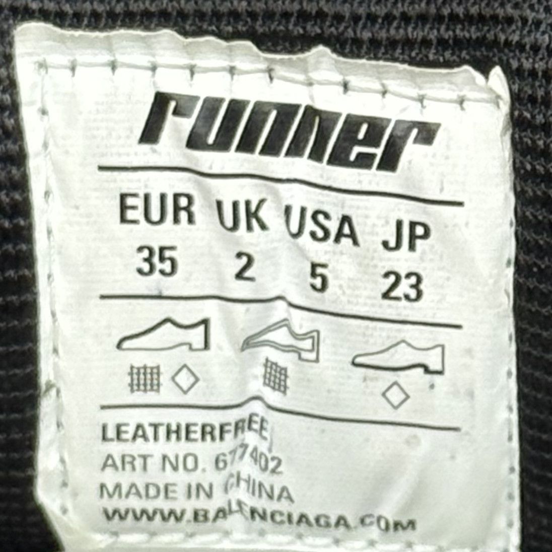 Balenciaga Balenciaga Runner Black/Black Size US 5 / IT 35 - 7 Thumbnail