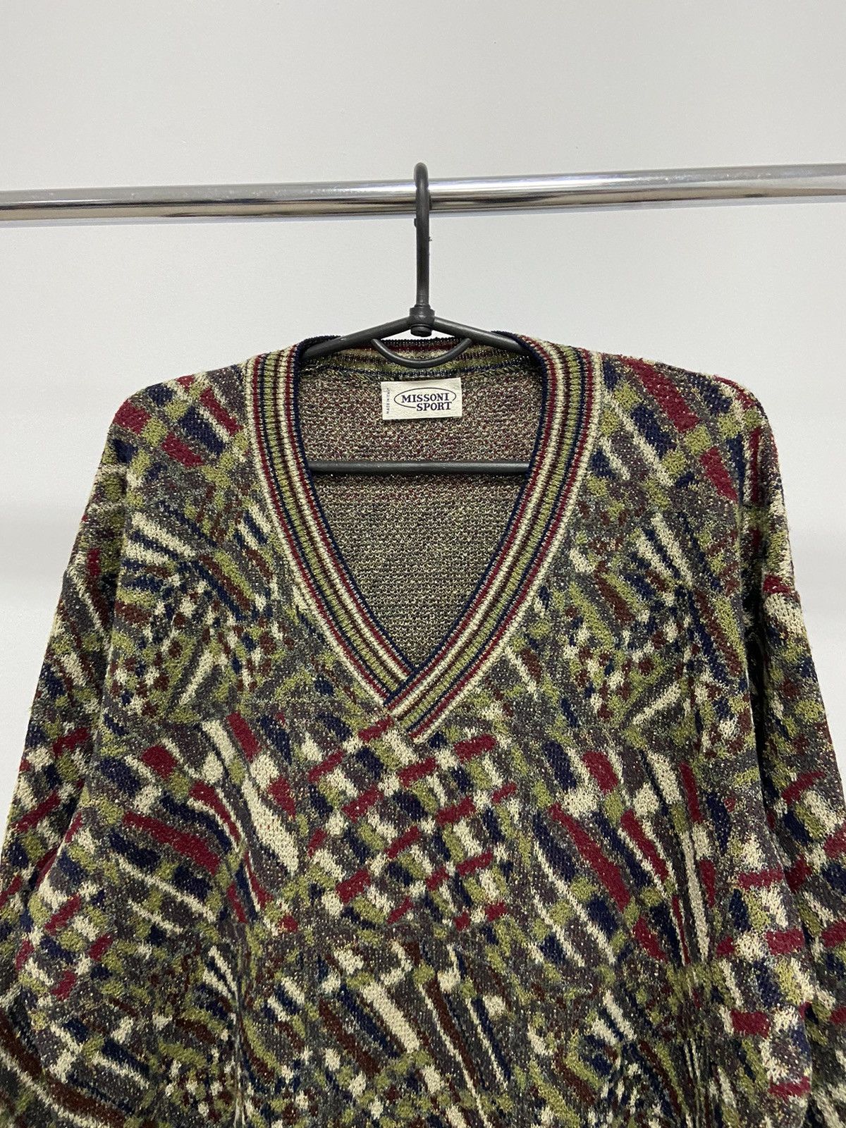 Missoni × Vintage Missoni Sport Vintage Sweater Knitted Luxury Made in Italy Size US M / EU 48-50 / 2 - 2 Thumbnail