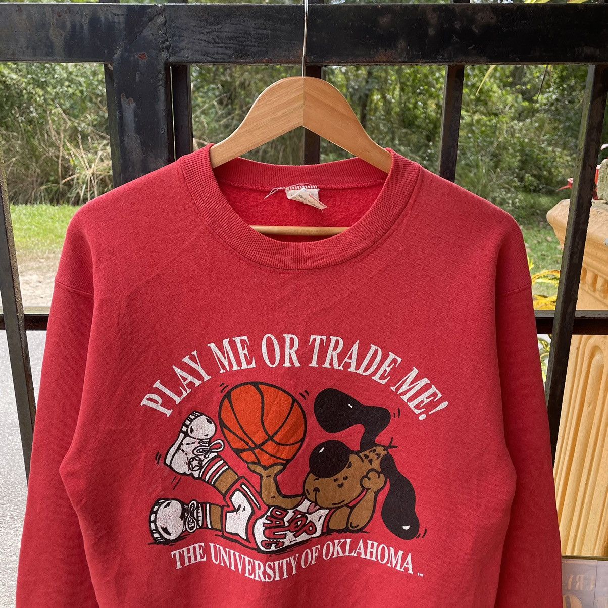 Fruit Of The Loom × Vintage 🔥Vintage 90s Oklahoma University Pullover Sweatshirts Size US S / EU 44-46 / 1 - 4 Thumbnail