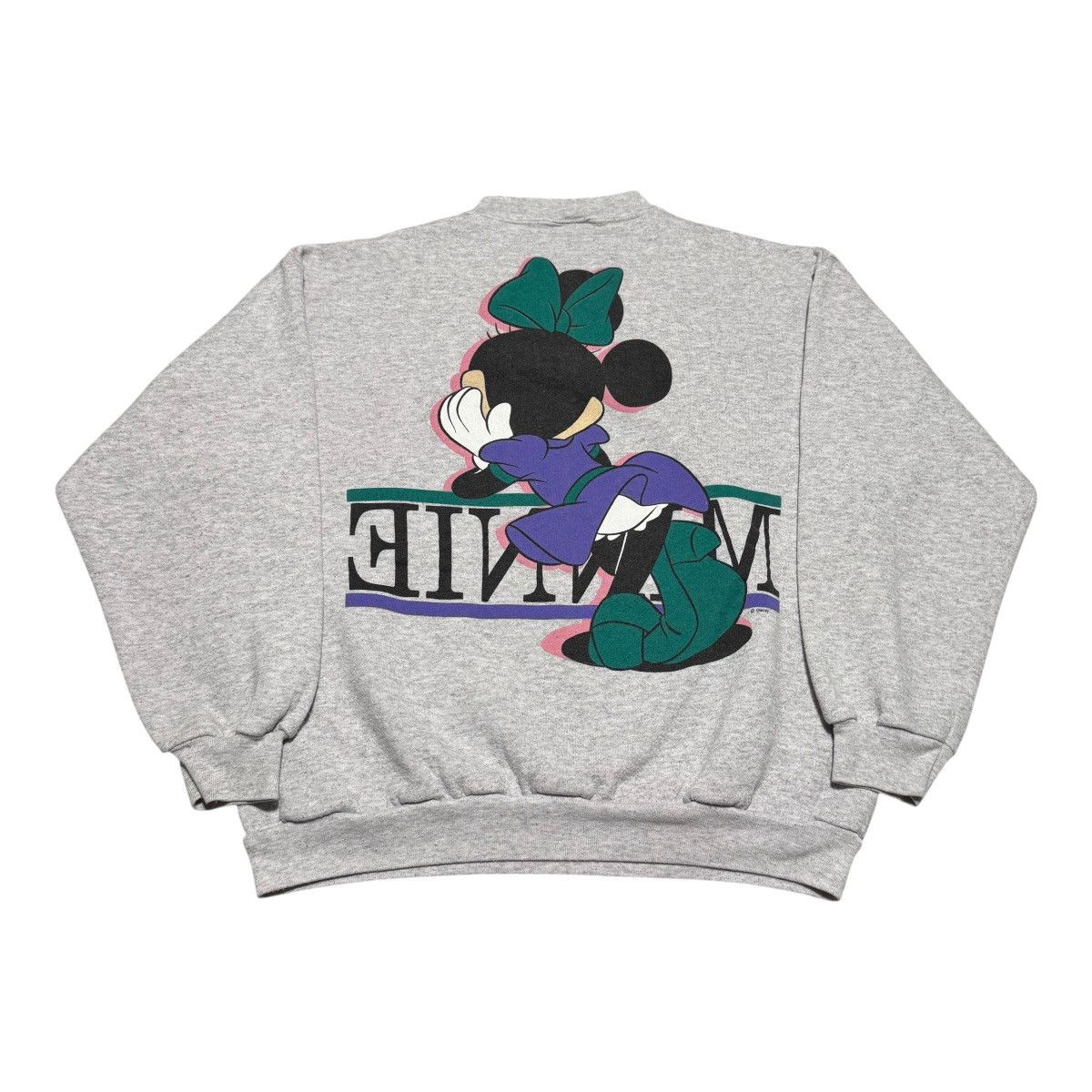 Tultex Vintage Minnie Mouse Florida Double Sided Sweatshirt Women L Size L / US 10 / IT 46 - 3 Thumbnail