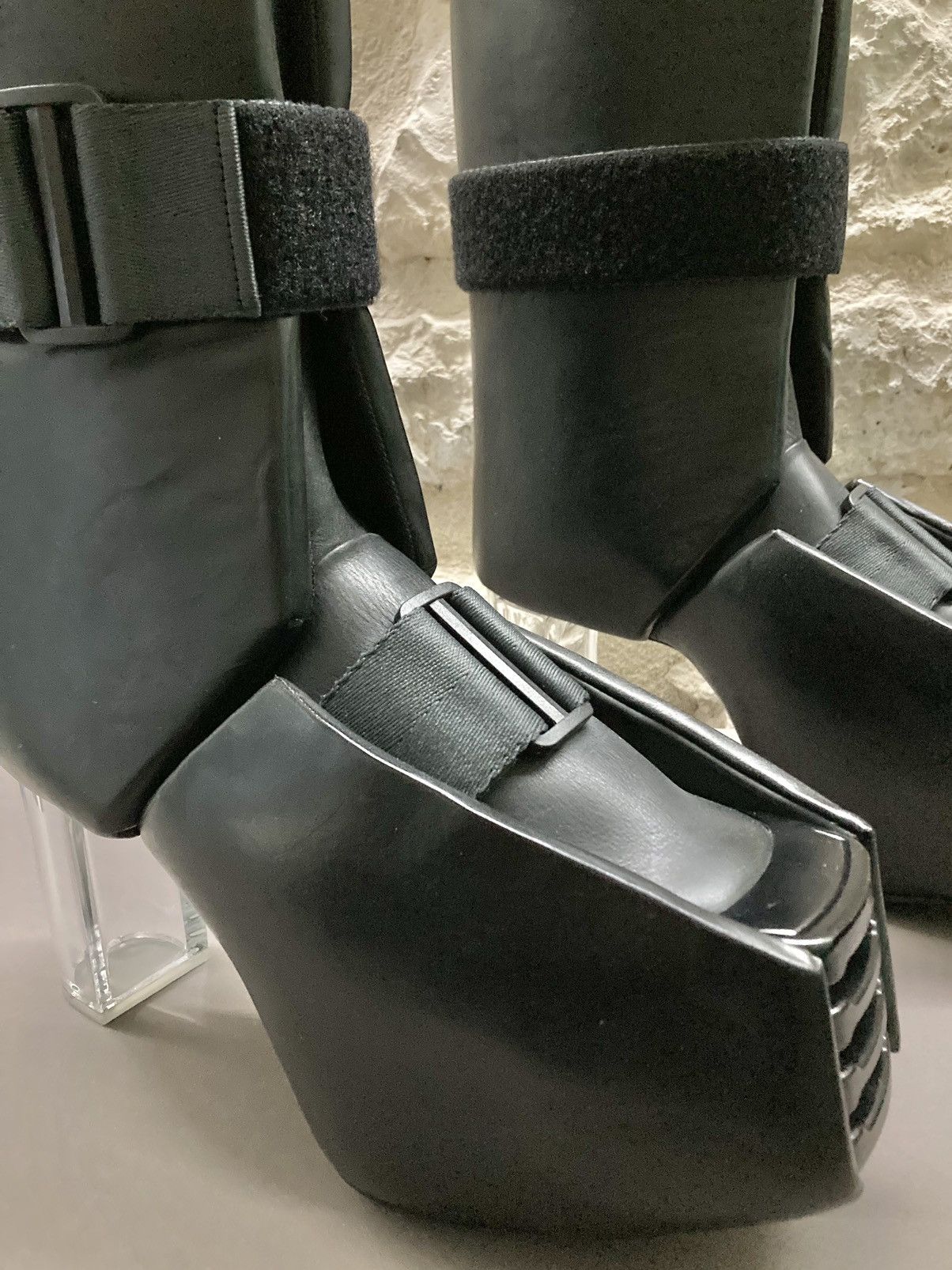 Rick Owens NEVER WORN / Splint Platform Boots by Rick Owens Size US 9 / EU 42 - 6 Thumbnail