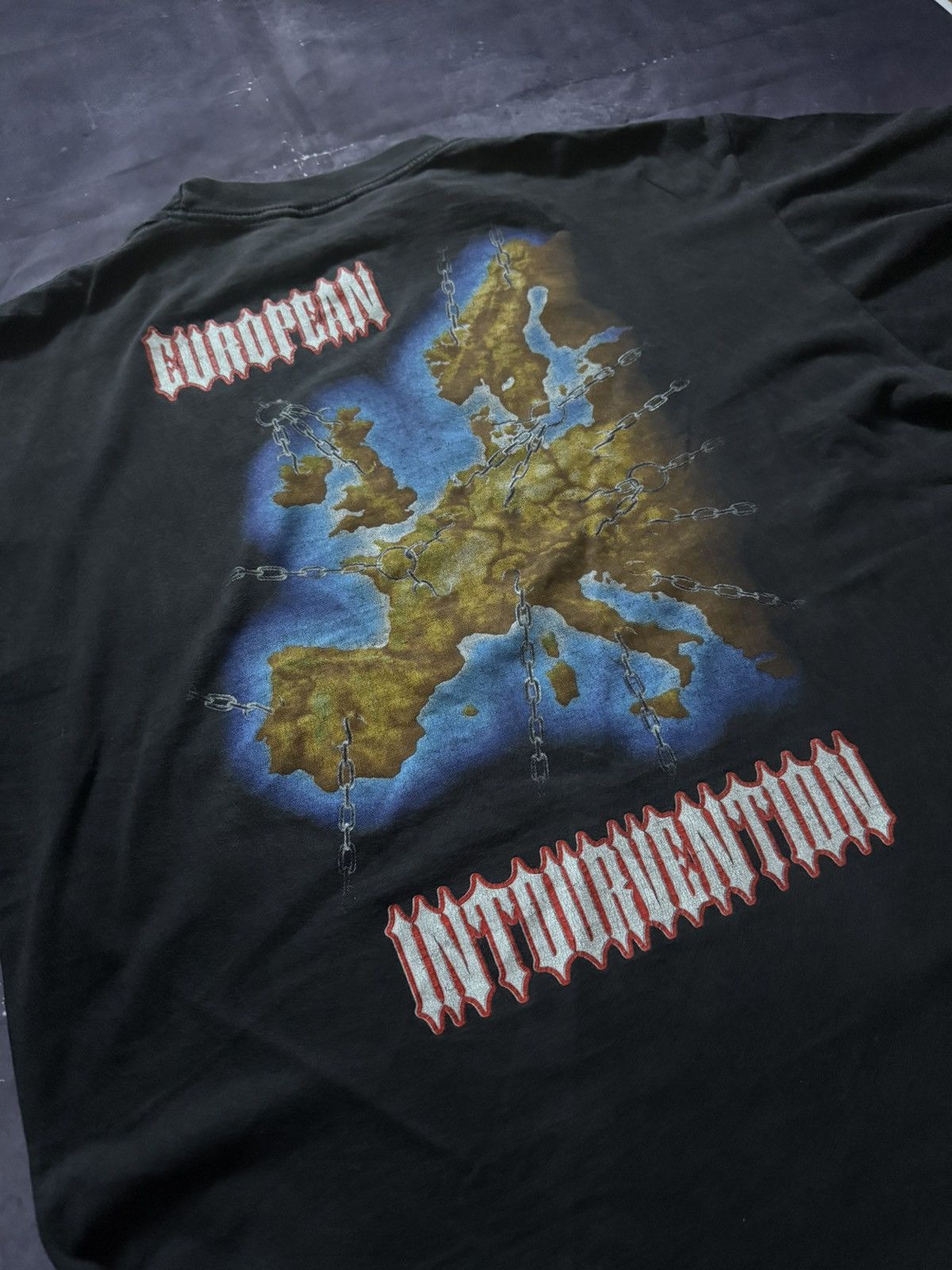 Slayer × Vintage Vintage rare Slayer 1994 merch “European intourvention”metal Size US M / EU 48-50 / 2 - 7 Thumbnail