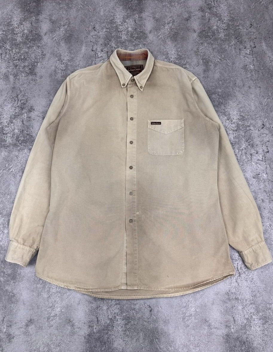 Marlboro Classics Marlboro Classics Men's Shirt Beige Size XL Size US XL / EU 56 / 4 - 1 Thumbnail