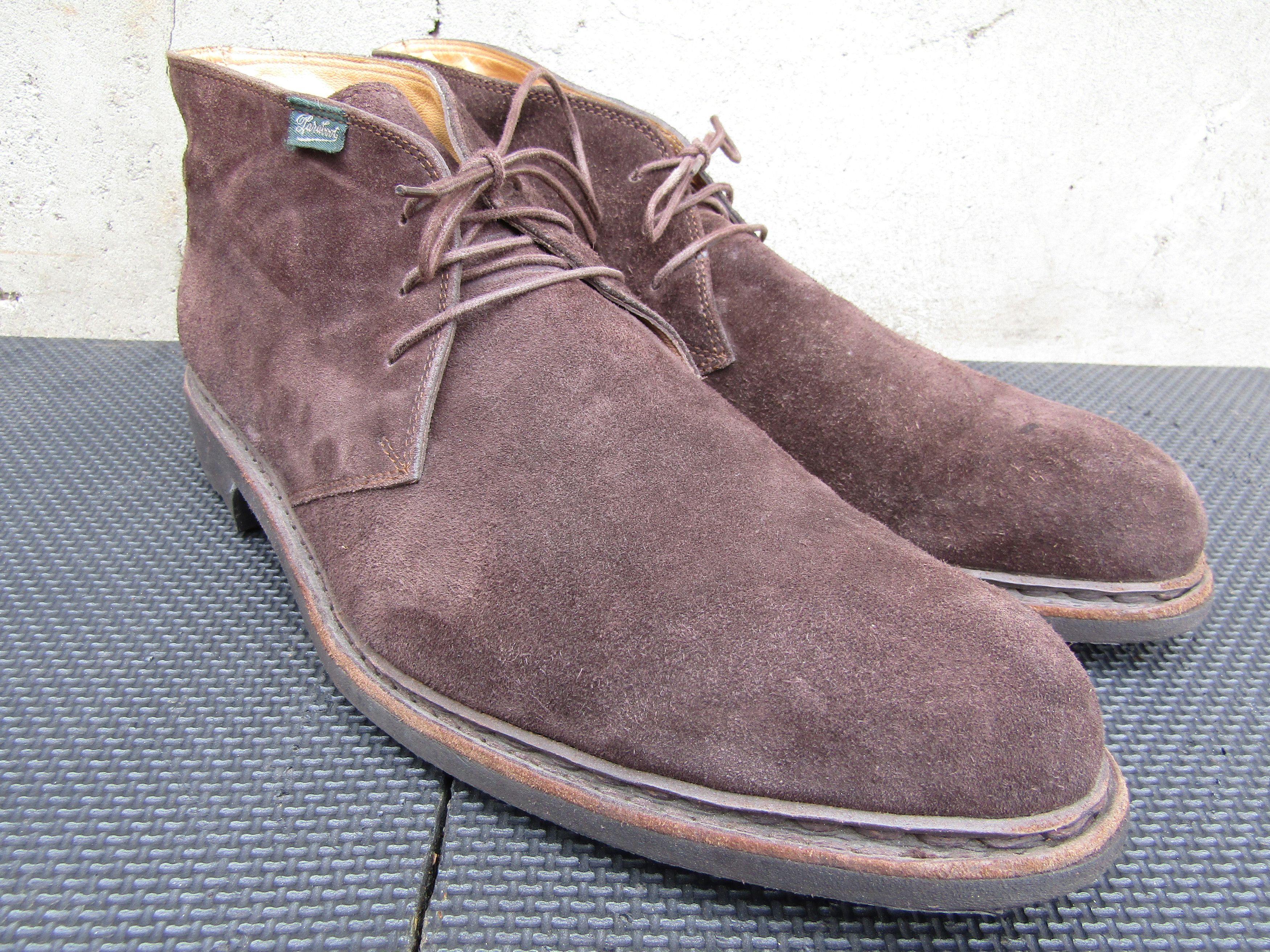 Paraboot Paraboot France Brown Suede Ankle Chukka Lace Up Size US 10 / EU 43 - 4 Thumbnail
