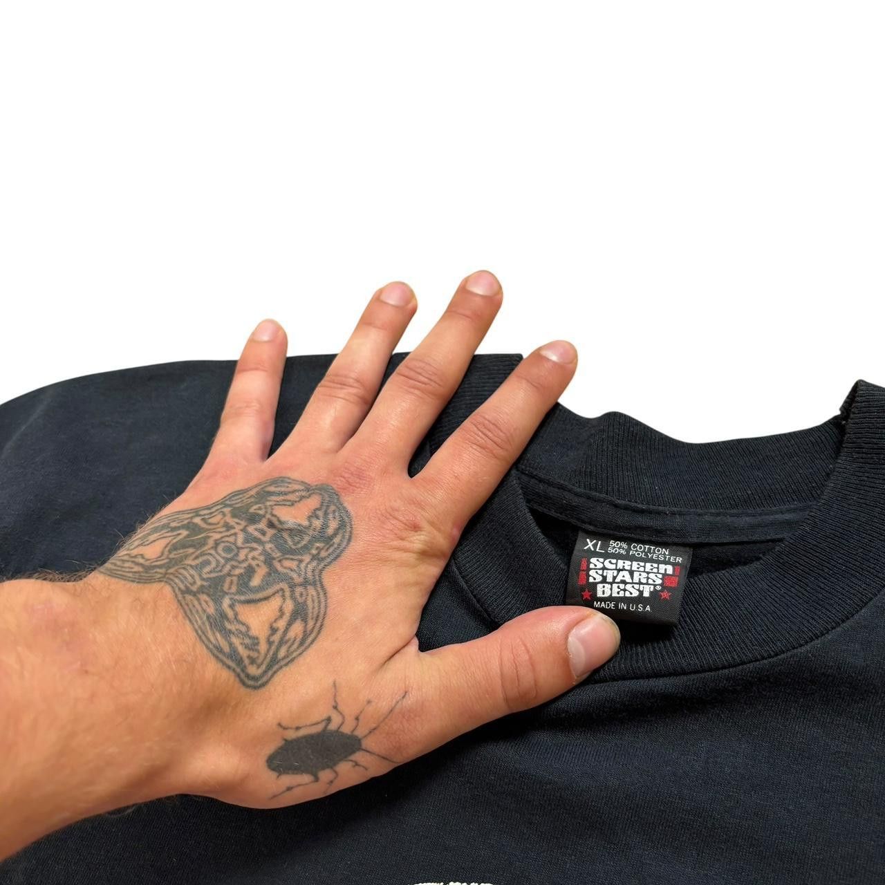 Fruit Of The Loom Vintage T-Shirt USA Made Roach’s Revived Custom Reworked Tee Size US XL / EU 56 / 4 - 4 Thumbnail