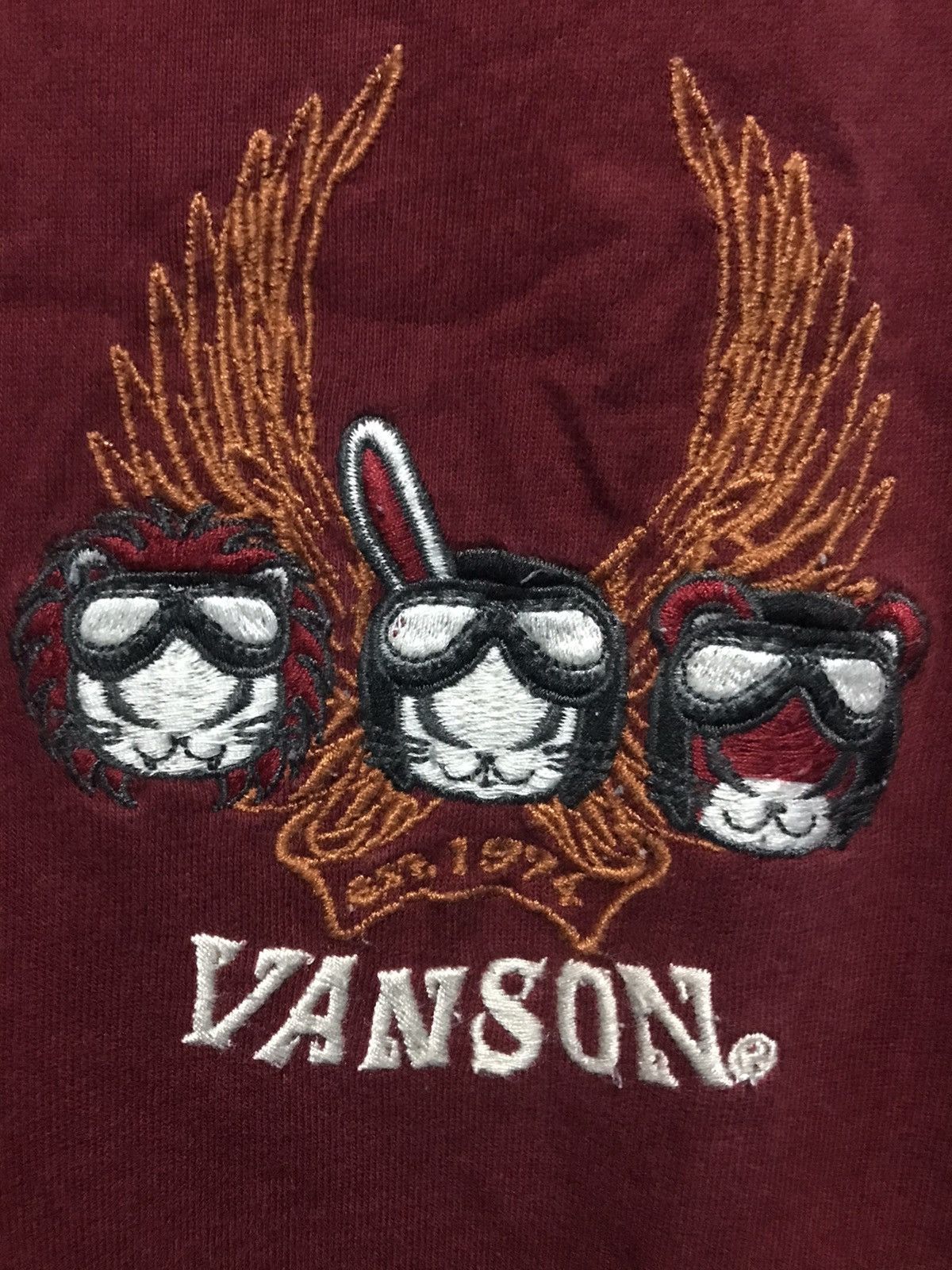 Vanson Leathers Vanson Leathers x TFOA Embroidered T Shirt Size US L / EU 52-54 / 3 - 2 Thumbnail