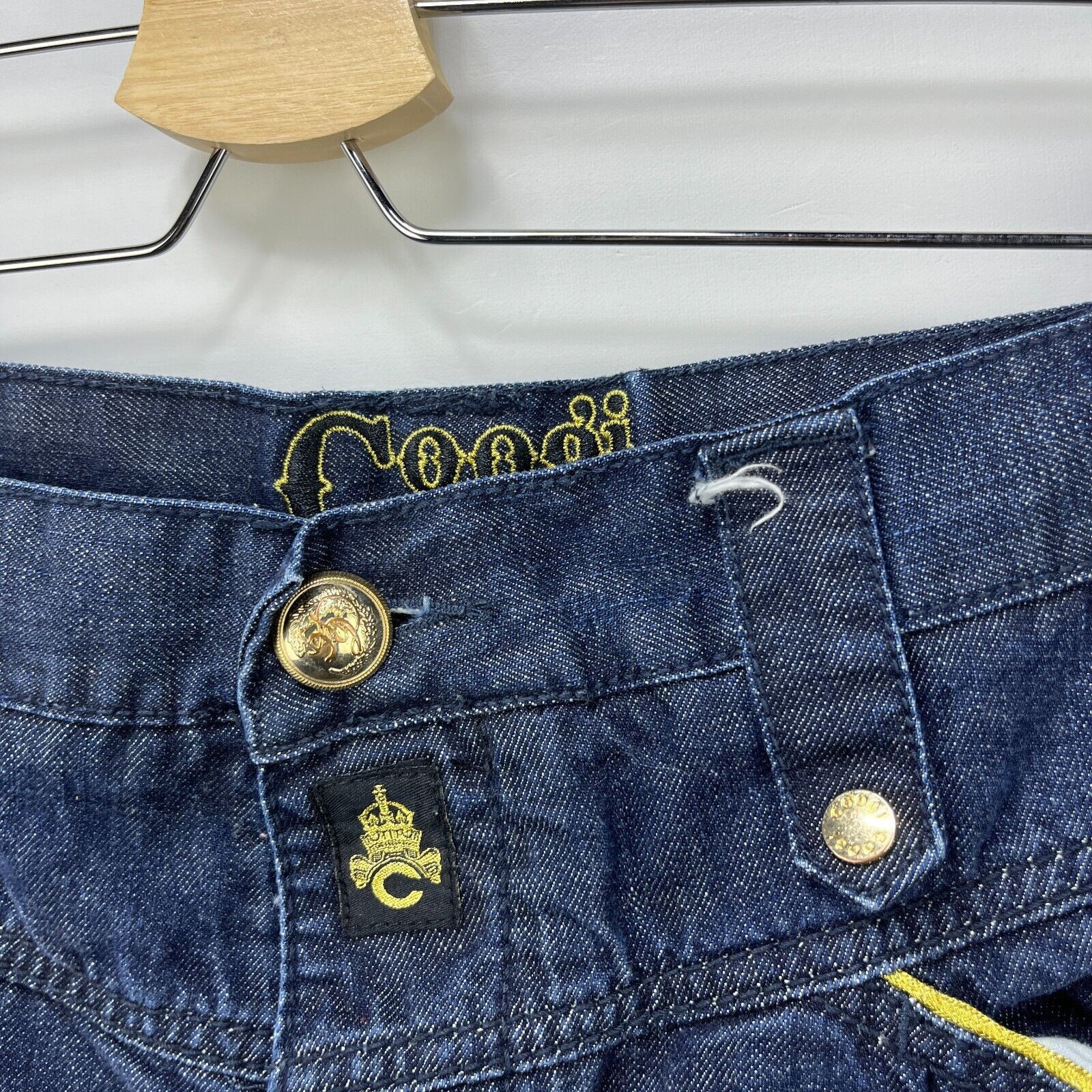 Coogi × Vintage Vintage Y2K Coogi Baggy Denim Jean Shorts 40 HipHop Wide Leg Size US 40 / EU 56 - 8 Thumbnail