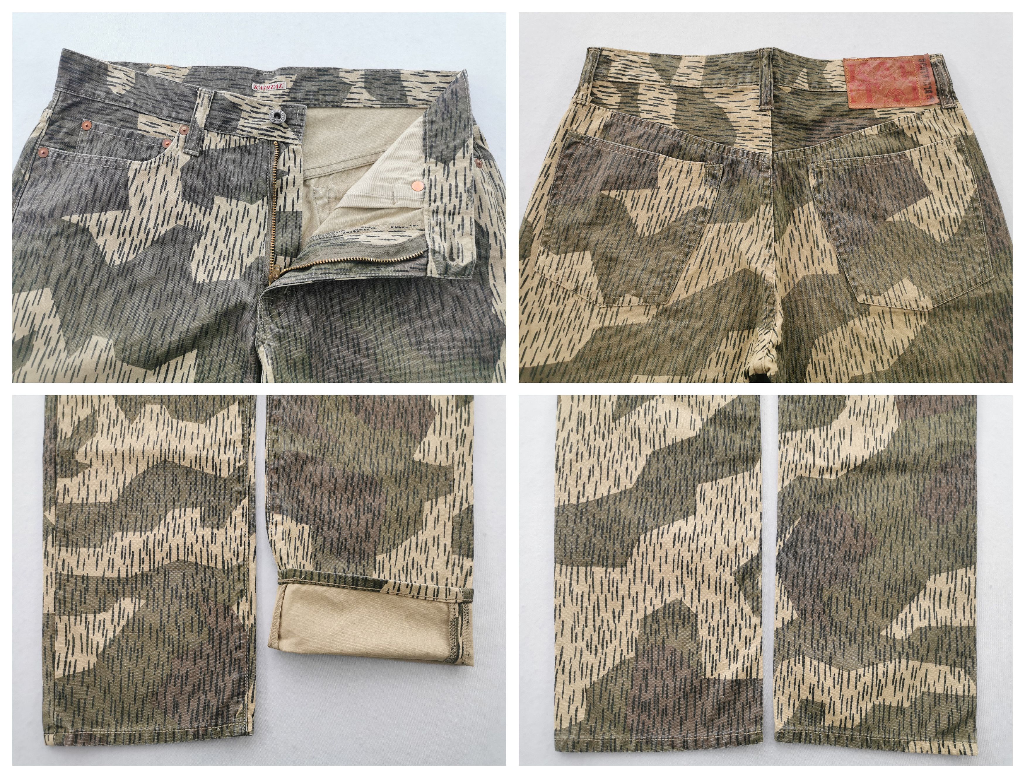 Kapital Vintage 90s Kapital Rain Camouflage Denim Made In Japan Size US 32 / EU 48 - 8 Thumbnail