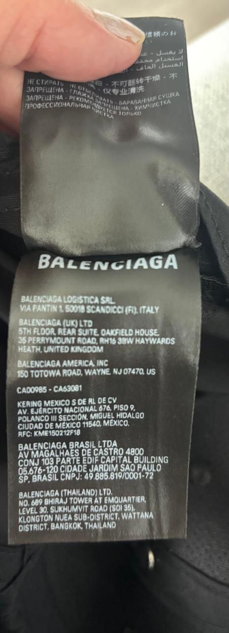 Balenciaga Balenciaga Perforated Spike Baseball Cap Size ONE SIZE - 10 Thumbnail