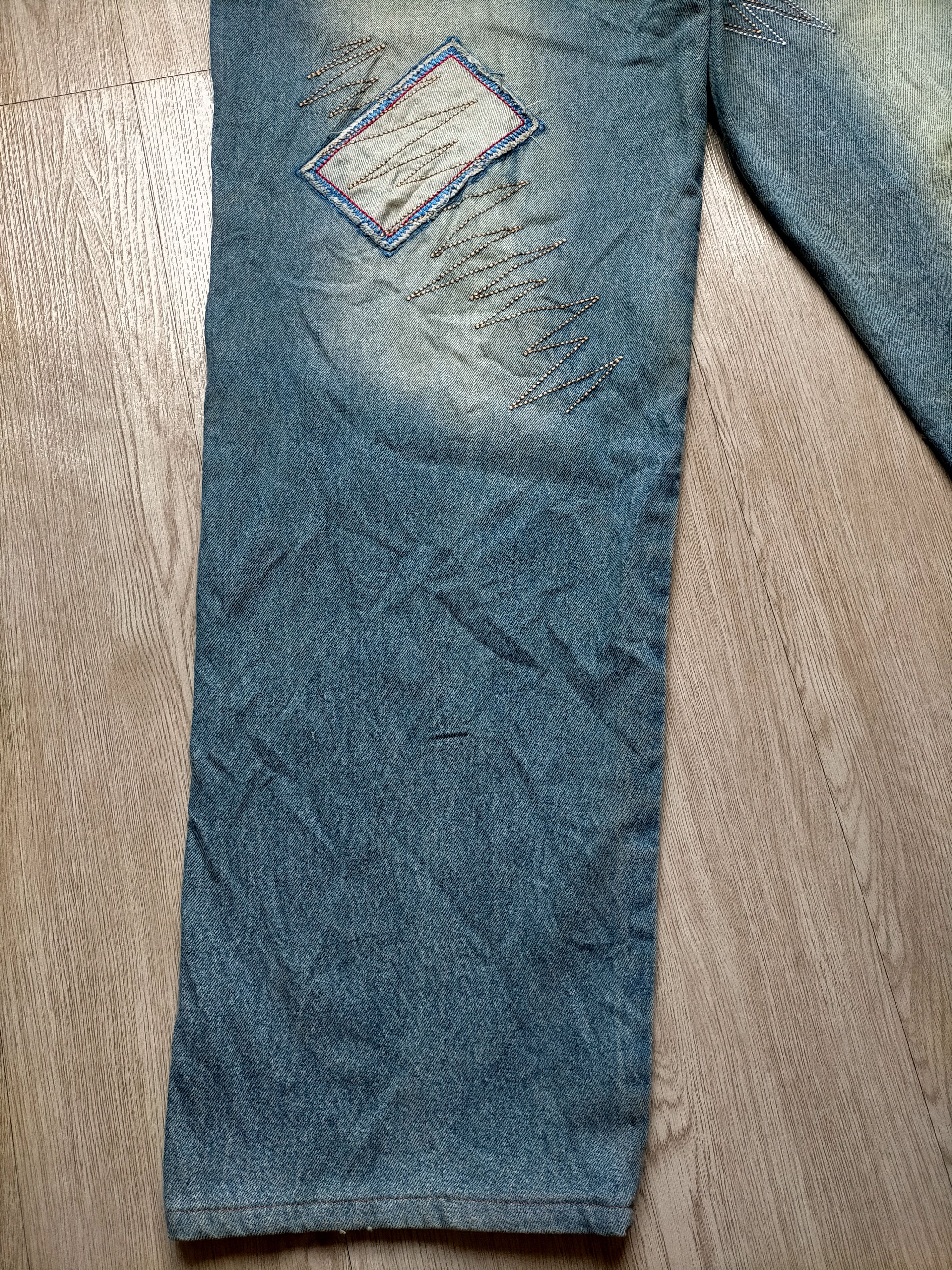 Akademiks Akademiks Baggy Patchwork blue Jeans Size US 36 / EU 52 - 15 Thumbnail