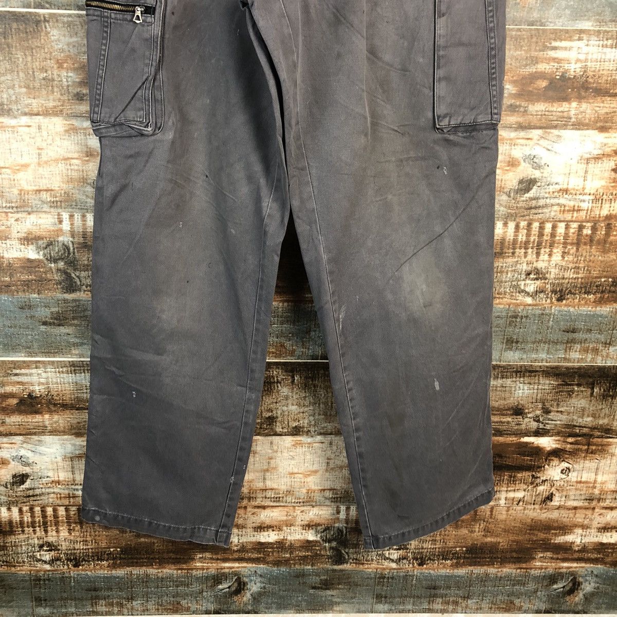 Japanese Brand DL Japanese Brand Grey Cargo Multipocket Pants #C119 Size US 32 / EU 48 - 6 Thumbnail