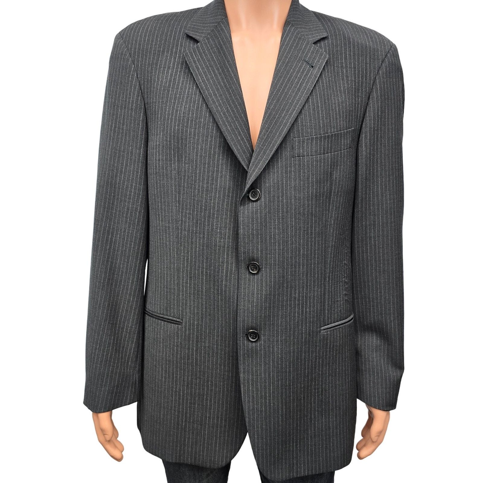 Hugo Boss × Vintage Hugo Boss Einstein Sigma Blazer Jacket Sport Coat 40R Stripe Size 40R - 1 Thumbnail