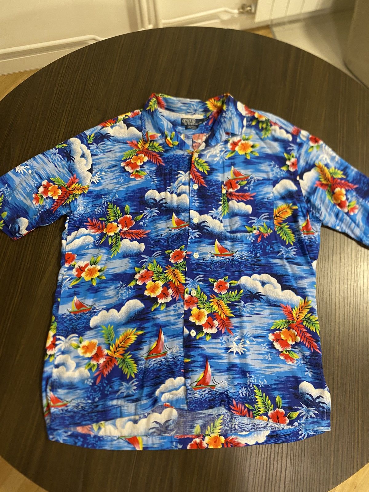 Polo Ralph Lauren Polo Ralph Lauren vintage Hawaiian button up shirt Size US XL / EU 56 / 4 - 5 Thumbnail