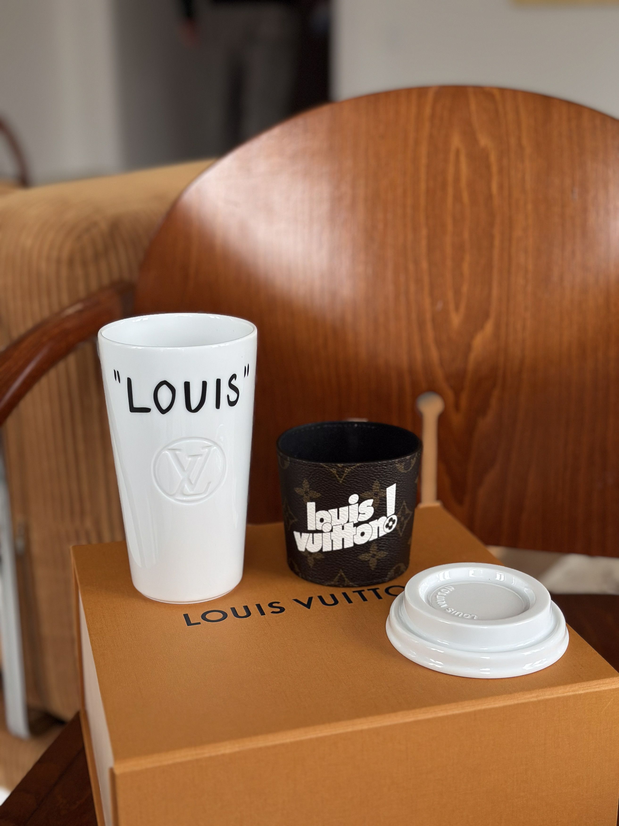 Louis Vuitton Monogram Tumbler Cup Ceramic - GL0838 - New Size ONE SIZE - 4 Thumbnail