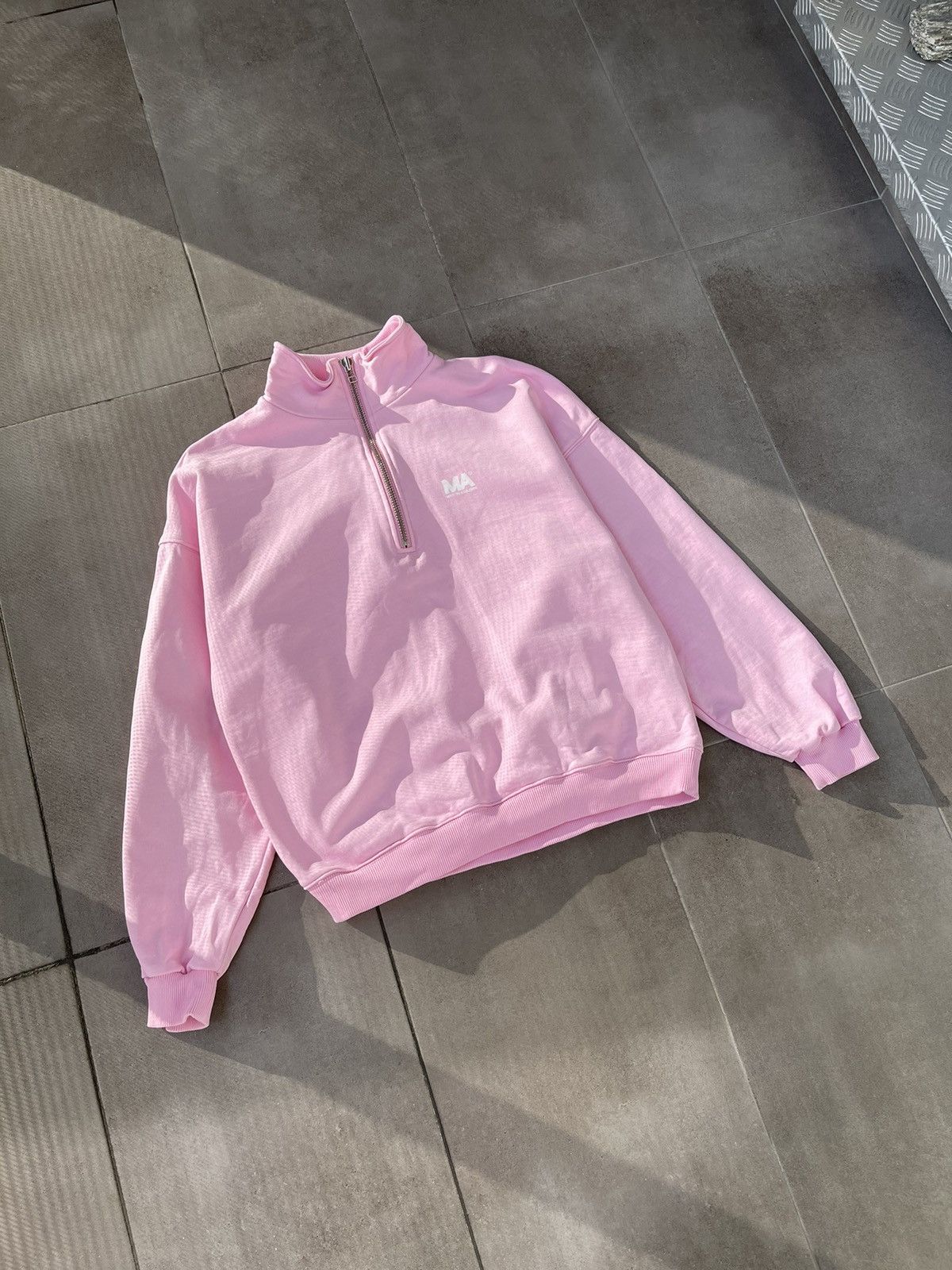 Martin Asbjorn Martin Asbjorn Logo Pink Half Zip Crewneck Size US M / EU 48-50 / 2 - 9 Thumbnail