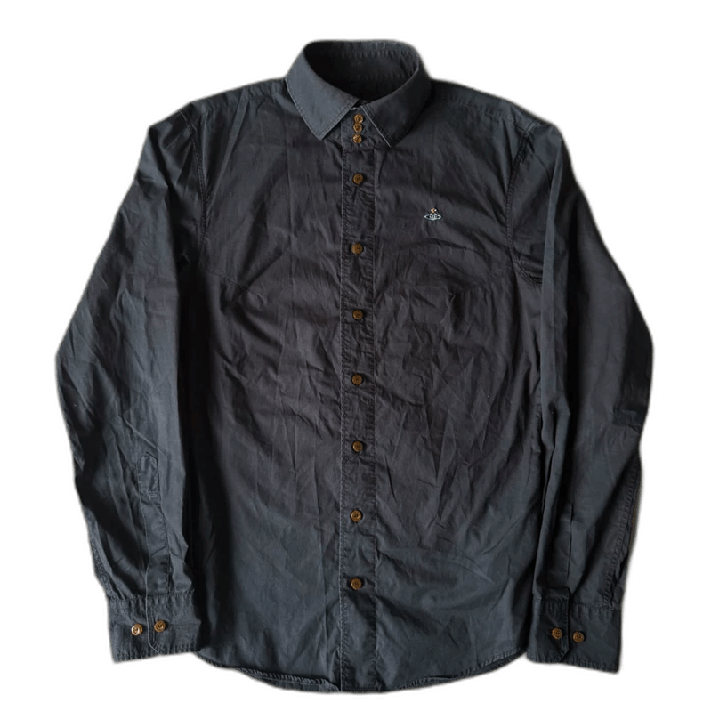 Vivienne Westwood Vivienne Westwood Black Court Collar Shirt - dmc Size M / US 6-8 / IT 42-44 - 1 Thumbnail
