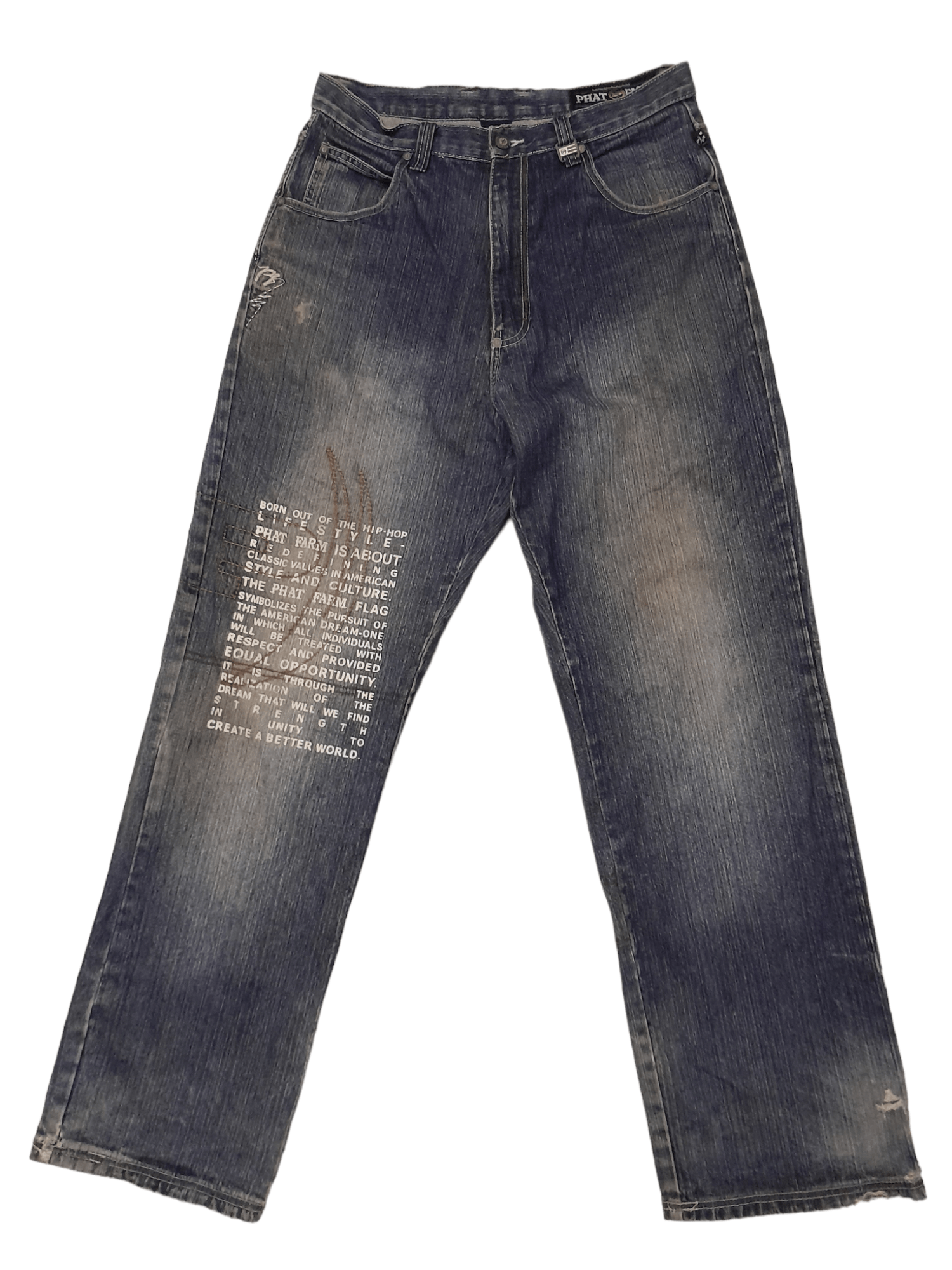 Phat Farm × Vintage 90s Phat Farm Russell Simmons Denim (F286 