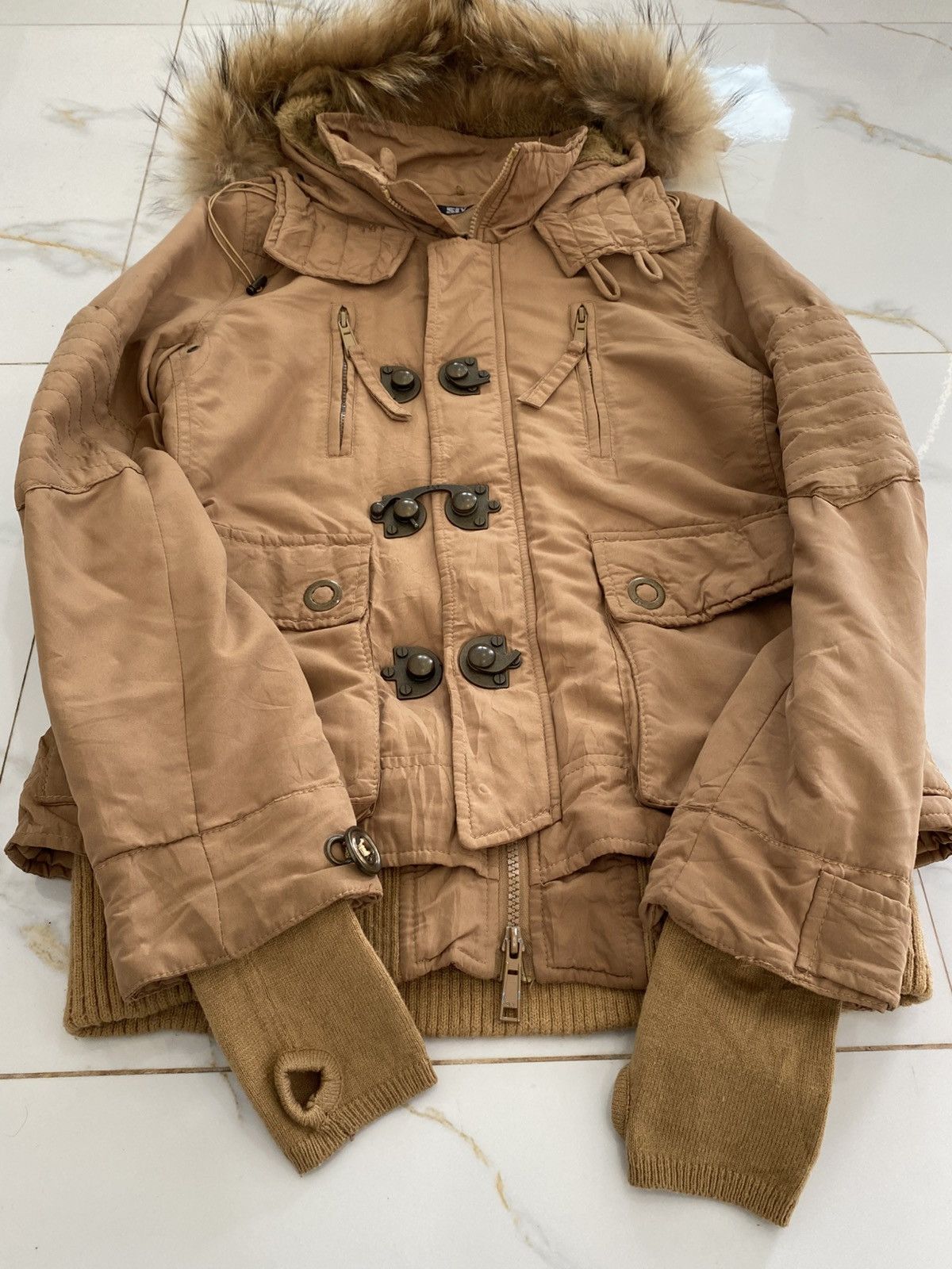Japanese Brand Le grande bleu heavy coats fur jacket Size US M / EU 48-50 / 2 - 6 Thumbnail