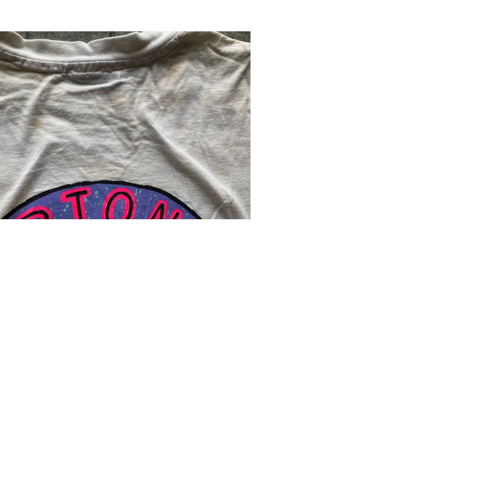 Vintage Kryptonics USA T Shirt Men L White Flaws Wear Logo Roller Hockey Logo Mens Size US L / EU 52-54 / 3 - 11 Thumbnail