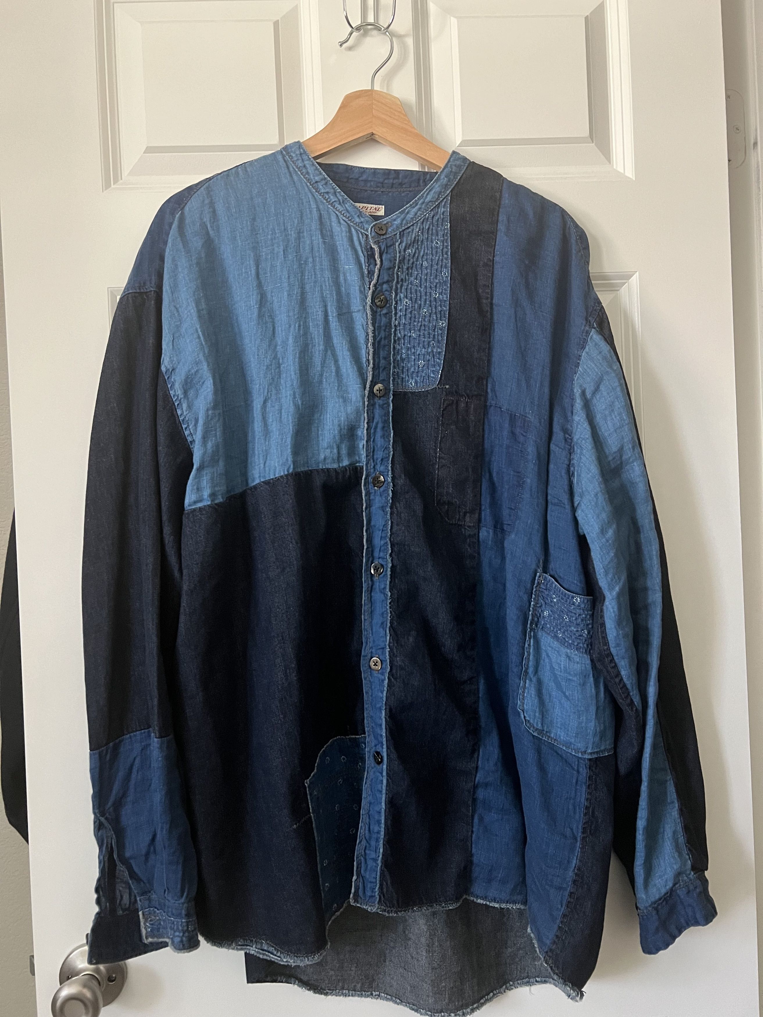 Kapital Kapital Cotton x Linen IDG Patch Kathmandu Shirt Size US L / EU 52-54 / 3 - 1 Thumbnail
