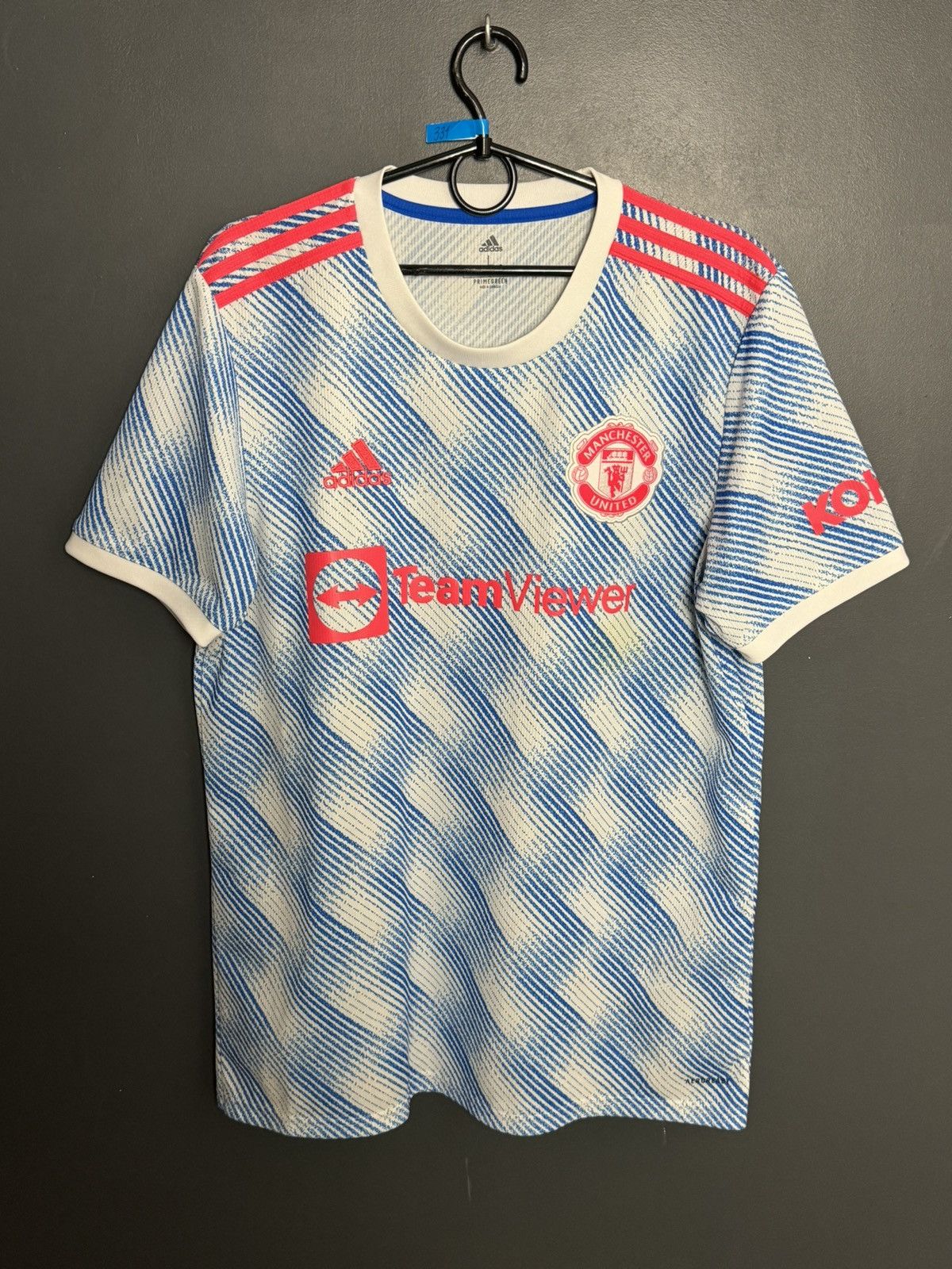 Adidas Manchester United 21/22 Away Football Jersey T-Shirt Size US L / EU 52-54 / 3 - 1 Thumbnail