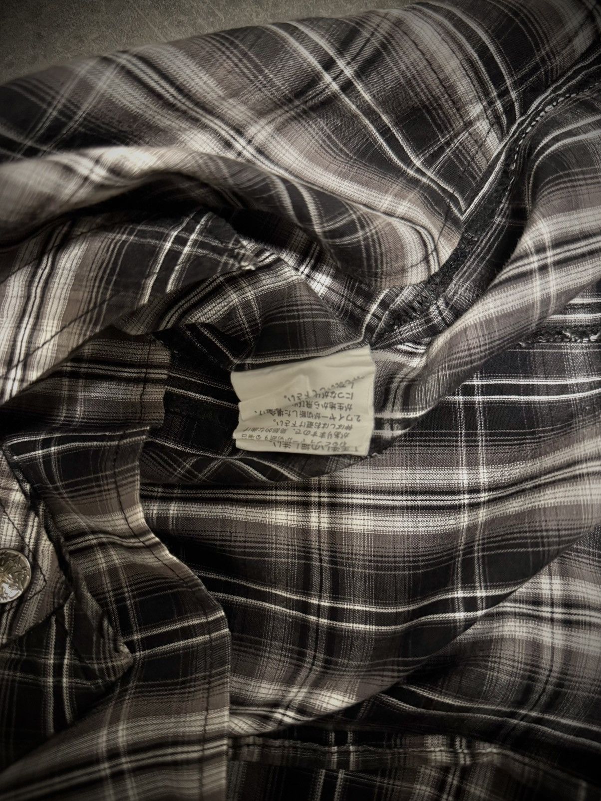 Japanese Brand Rare Roushatte Punk Plaid Flannel Size US L / EU 52-54 / 3 - 4 Thumbnail