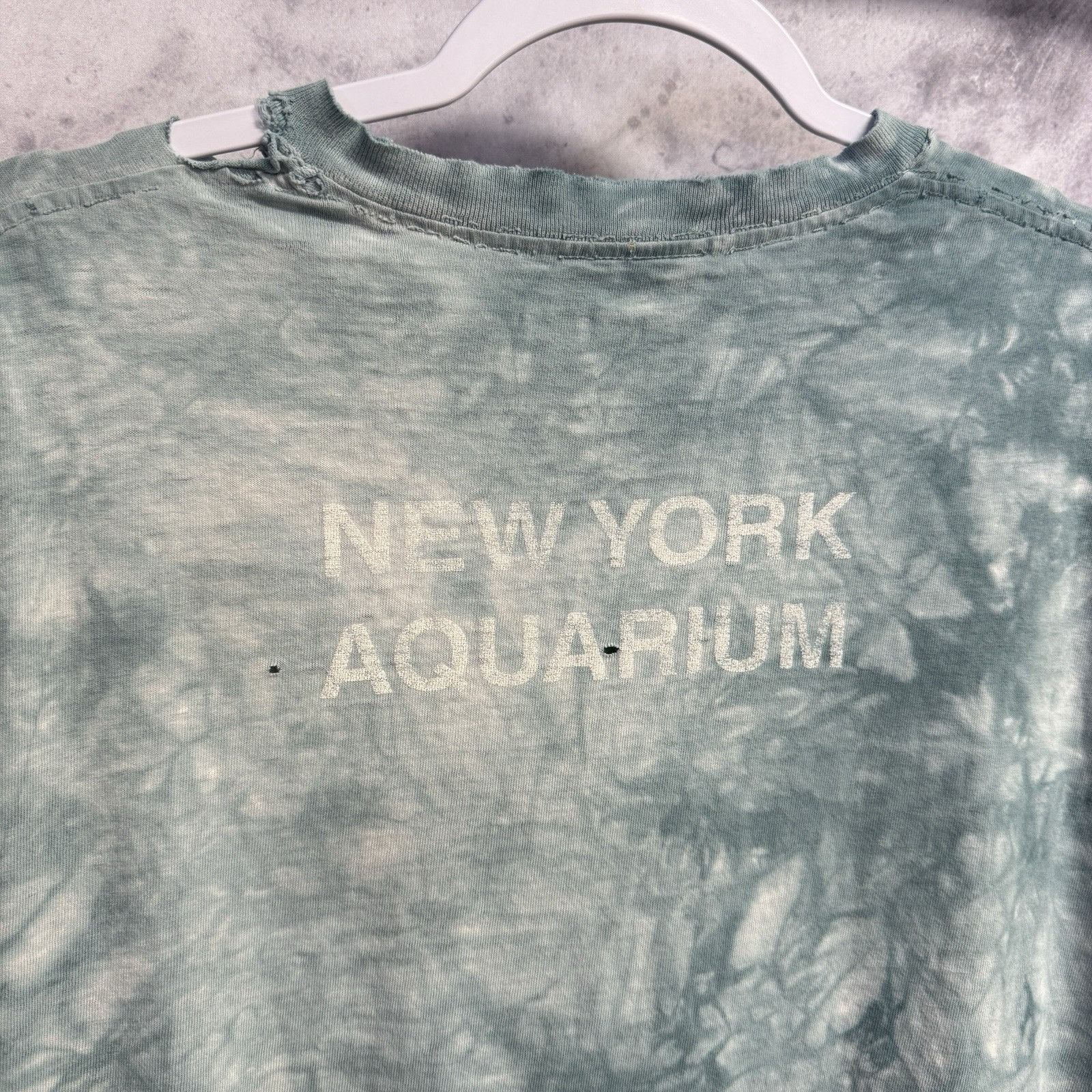 The Mountain Vintage 90s Sea Turtle Graphic T Shirt NY Aquarium Mountain Size US L / EU 52-54 / 3 - 8 Thumbnail