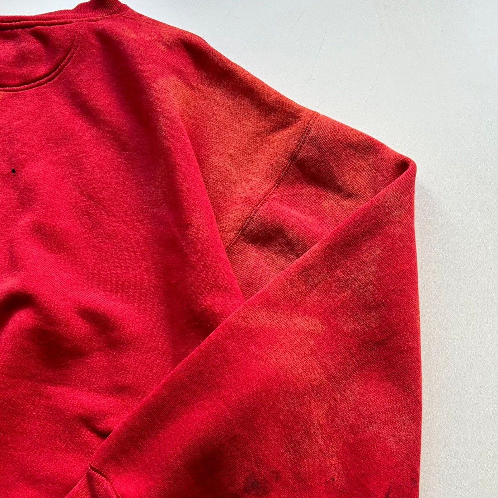 NCAA × Vintage Vintage 90s Wisconsin Badgers NCAA Crewneck XL Bleached Rare Size US L / EU 52-54 / 3 - 8 Thumbnail