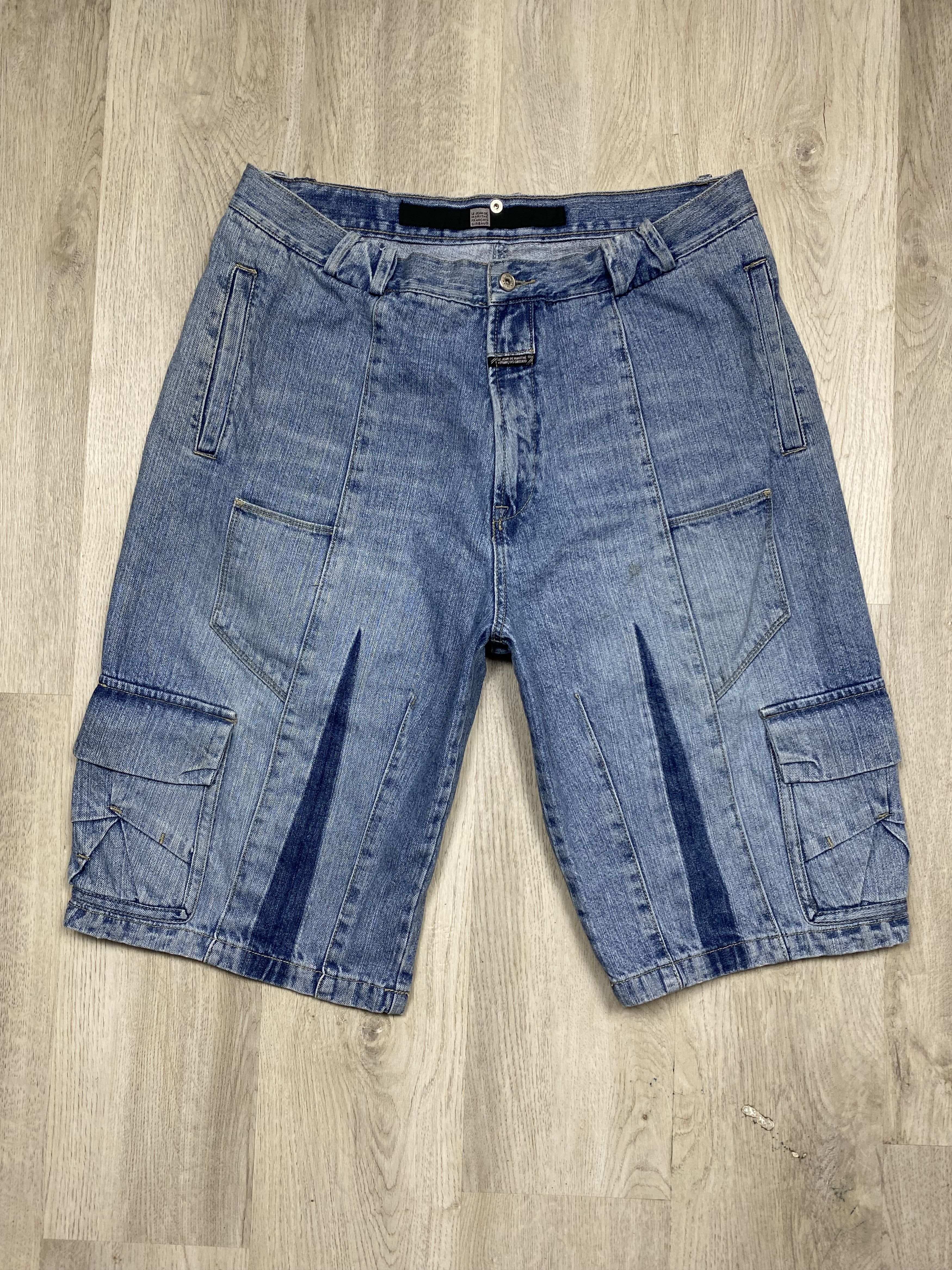 Marithe + Francois Girbaud Marithe Francois Girbaud 90s Vintage Denim Shorts Size US 38 / EU 54 - 1 Thumbnail