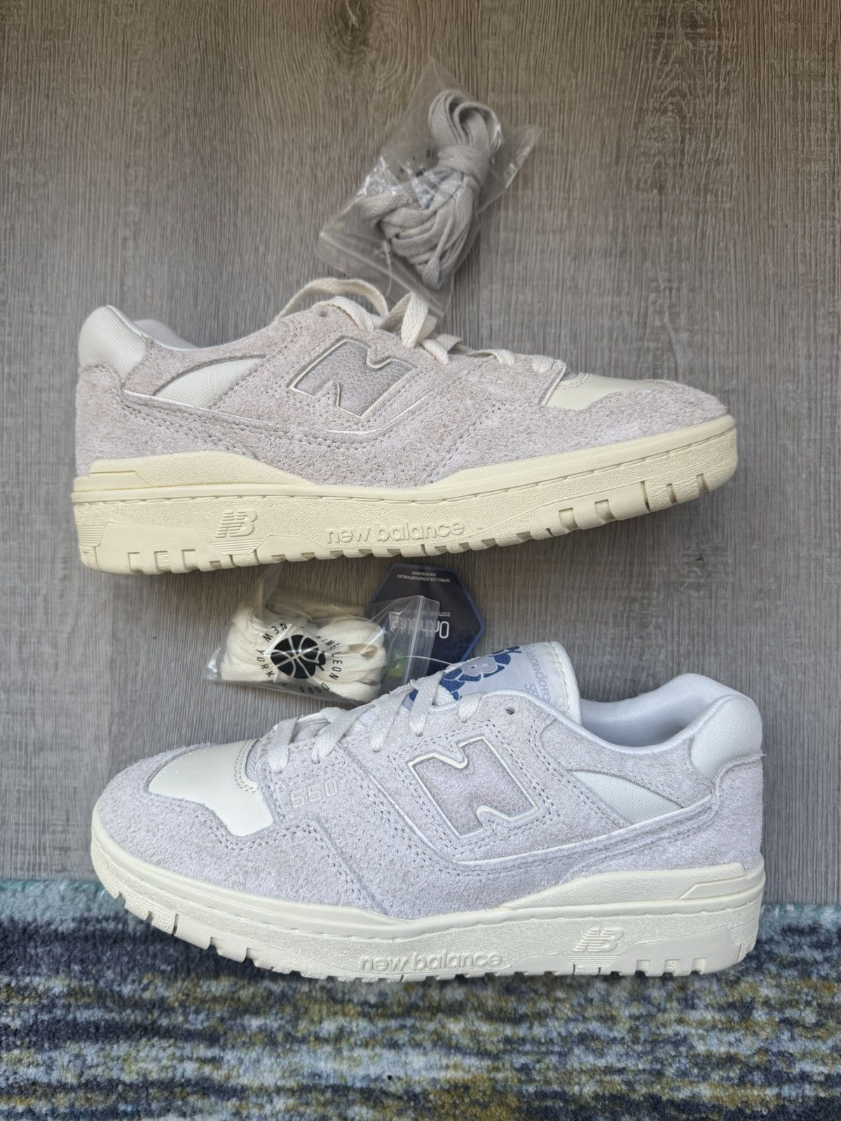 Aime Leon Dore × New Balance Aime Leon Dore x New Balance Blanc Blanc 550 Size US 9 / EU 42 - 1 Thumbnail