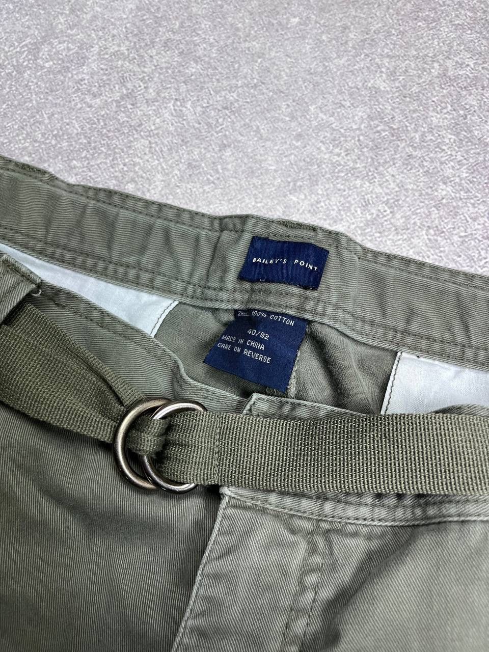 Japanese Brand × Vintage Vintage Crazy Baggy Avantgarde Cargo Pants Y2K 40x32 Size US 32 / EU 48 - 6 Thumbnail