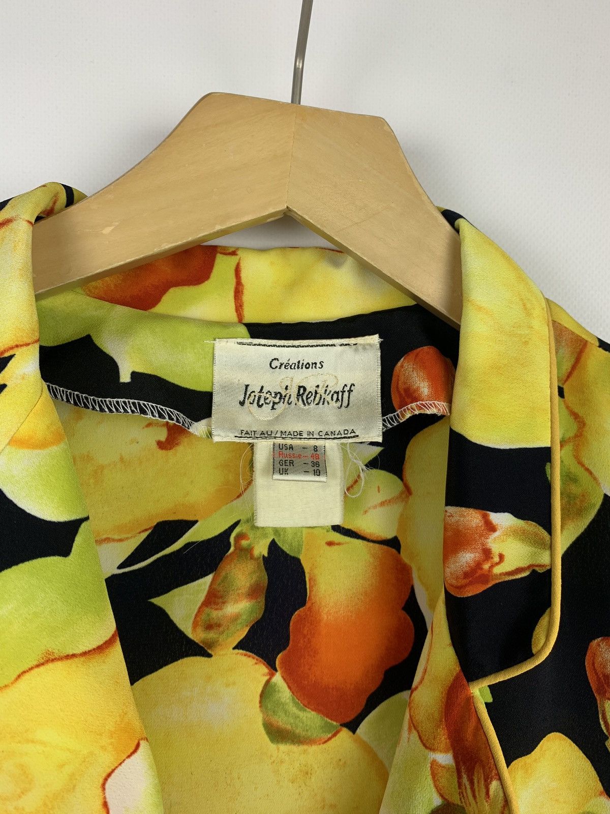 Joseph Ribkoff 1990’s Vintage Joseph Ribkoff Floral Maxi Dress Size 8 Size M / US 6-8 / IT 42-44 - 4 Thumbnail
