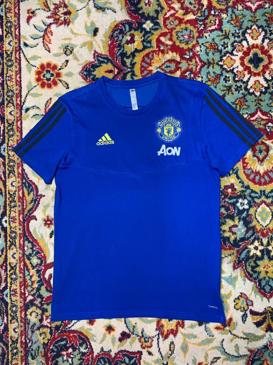 Adidas Adidas Manchester United Training T-Shirt Soccer Jersey Size US M / EU 48-50 / 2 - 1 Thumbnail