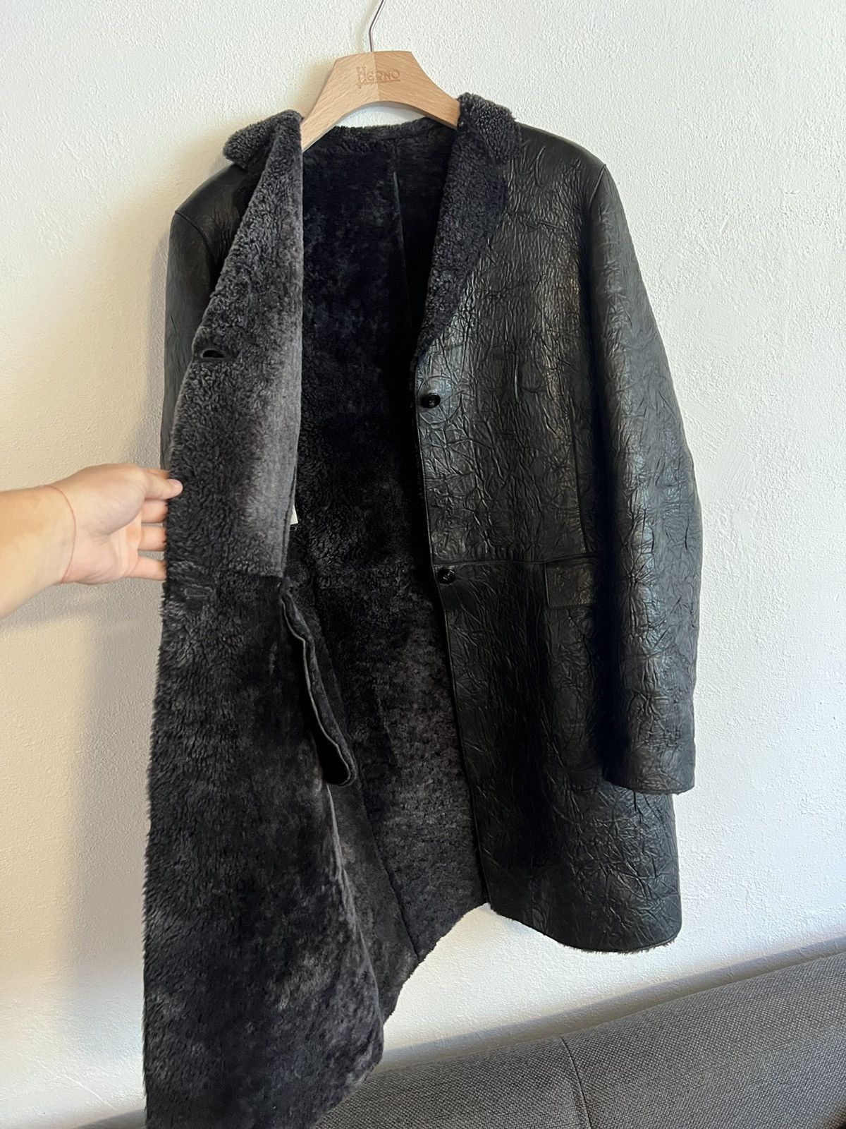 Jil Sander Jil Sander Vintage 80s Leather Archived Coat Rare Streetwear Size S / US 4 / IT 40 - 9 Thumbnail