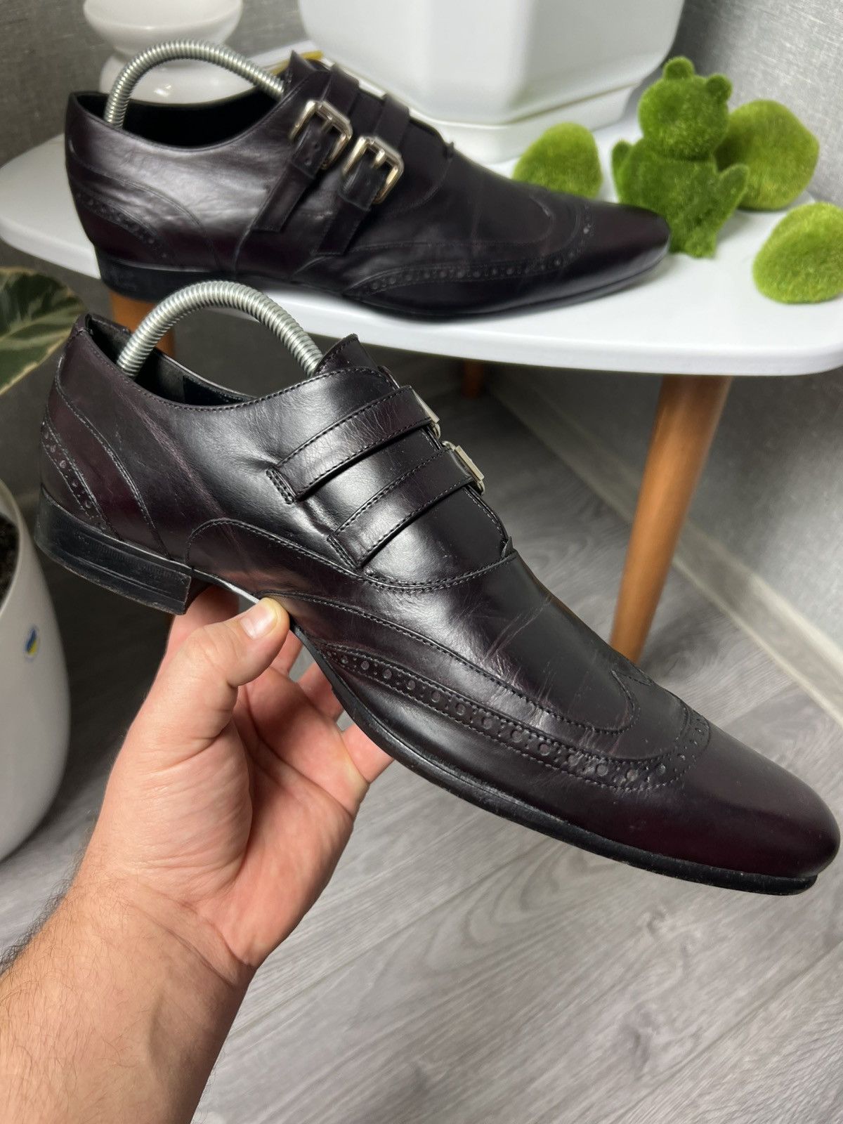 Dolce & Gabbana Dolce & Gabbana Double Monk Leather Shoes Size 44 D&G Size US 11 / EU 44 - 9 Thumbnail