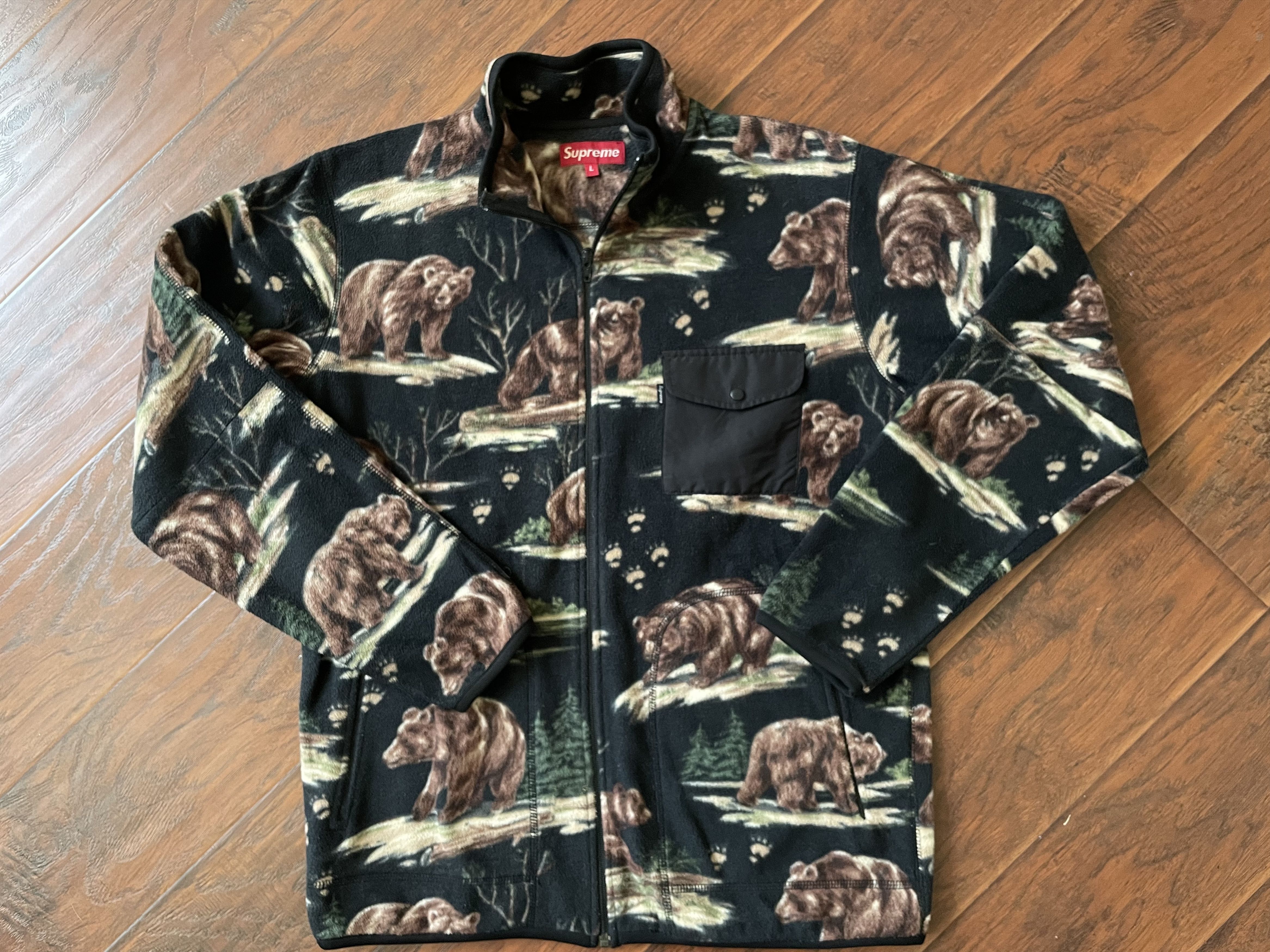 Supreme Supreme Alpine Bear Fleece 2006 Sample Jacket Vintage Grail Size US L / EU 52-54 / 3 - 1 Thumbnail