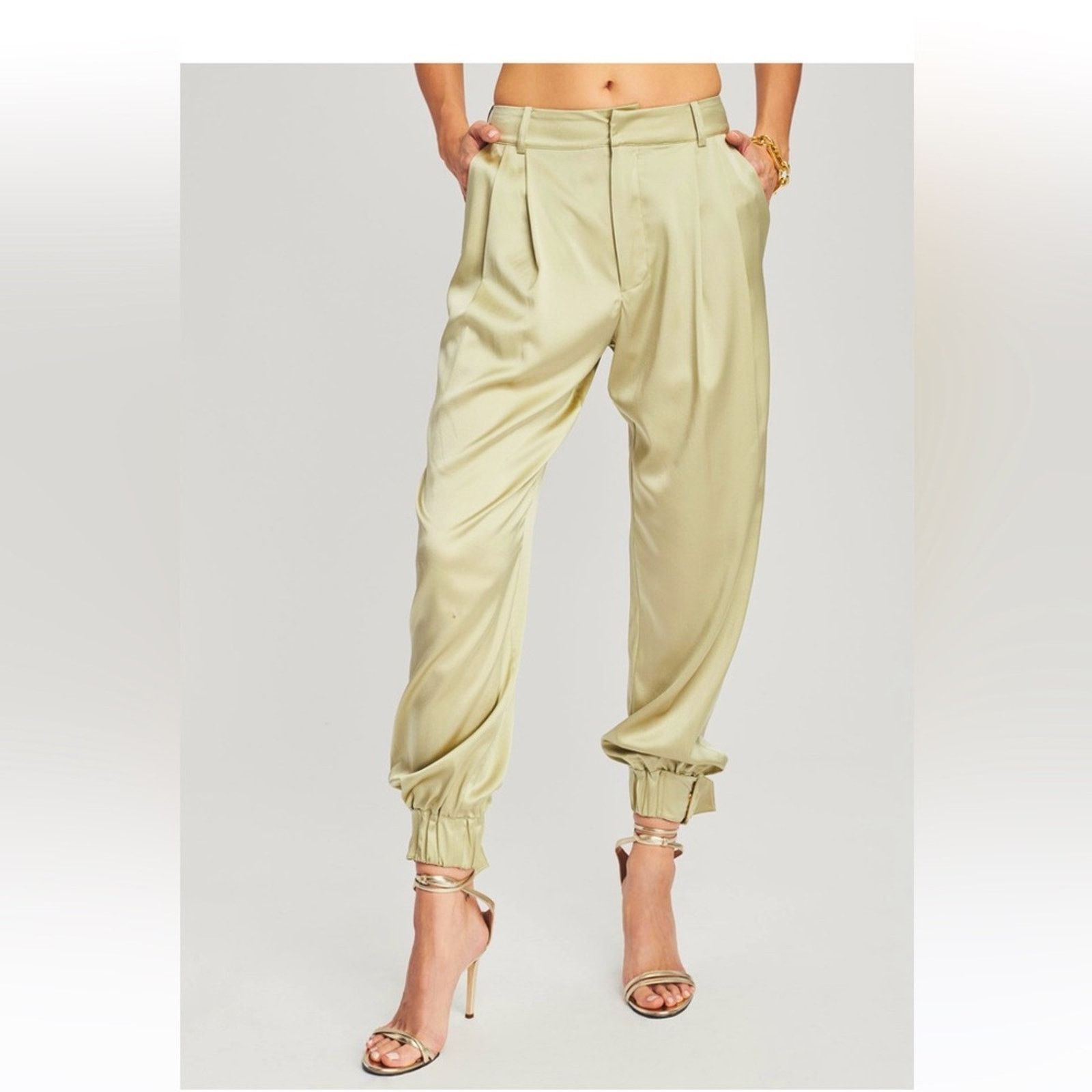 Retrofete Retrofete Rocky Silk Pant Size 24" / US 00 / IT 34 - 1 Thumbnail