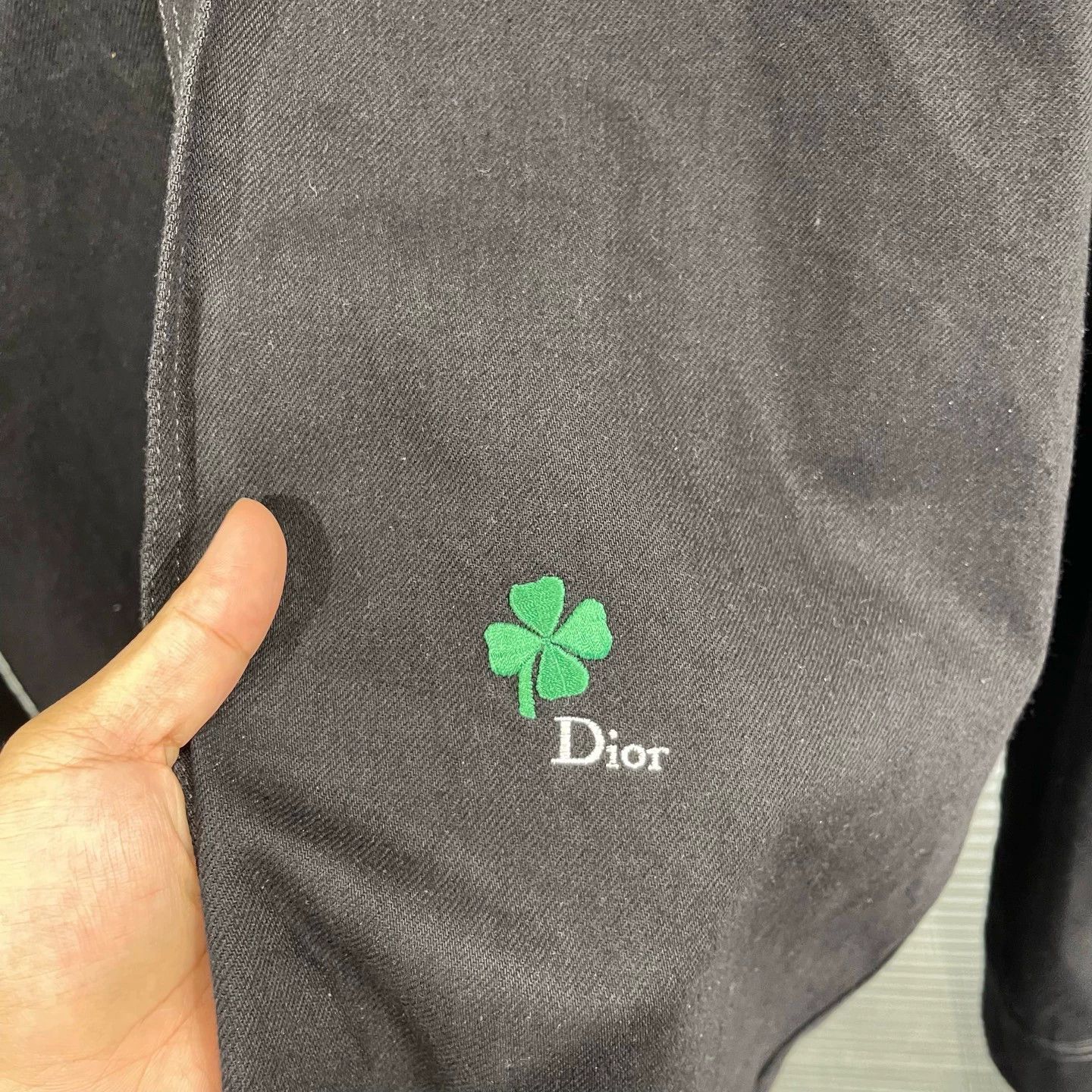 Dior Dior 26ss Twill Clover Embroidered Lapel Jacket 39 Size US M / EU 48-50 / 2 - 4 Thumbnail