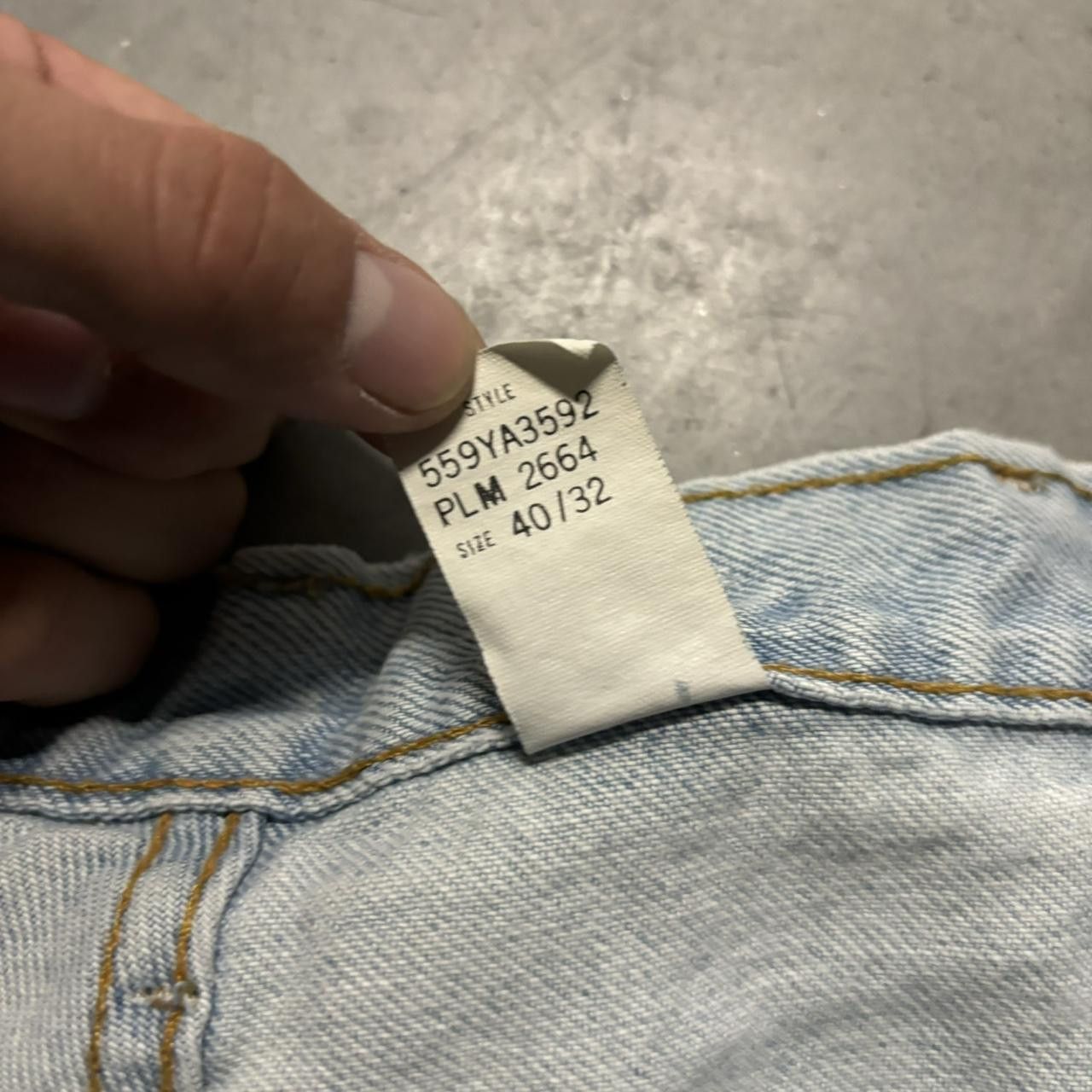Japanese Brand × Vintage Crazy Vintage Y2K/2000s Baggy Light Wash Denim Skater Jean Shorts Jorts! Size US 40 / EU 56 - 6 Thumbnail