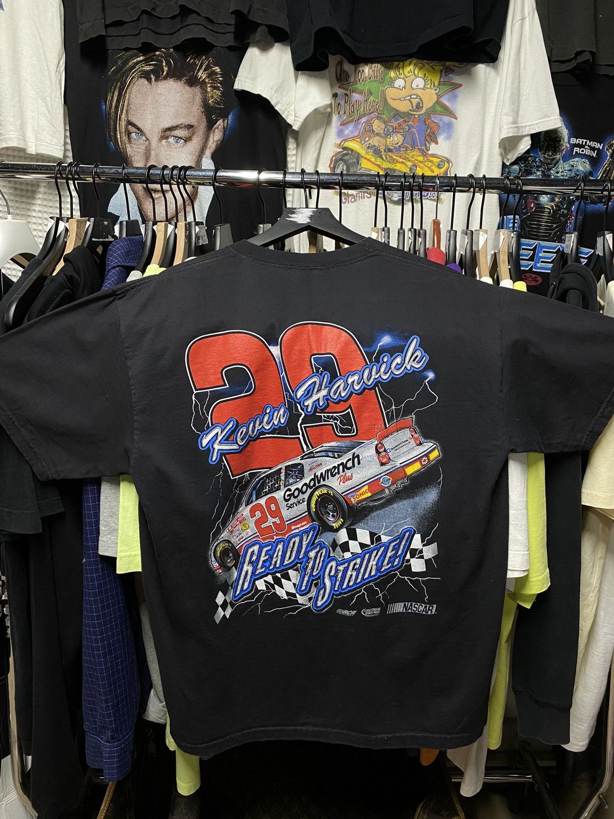 NASCAR × Vintage Vintage 90’s Nascar Racer Tee Shirt Medium Size US L / EU 52-54 / 3 - 2 Thumbnail