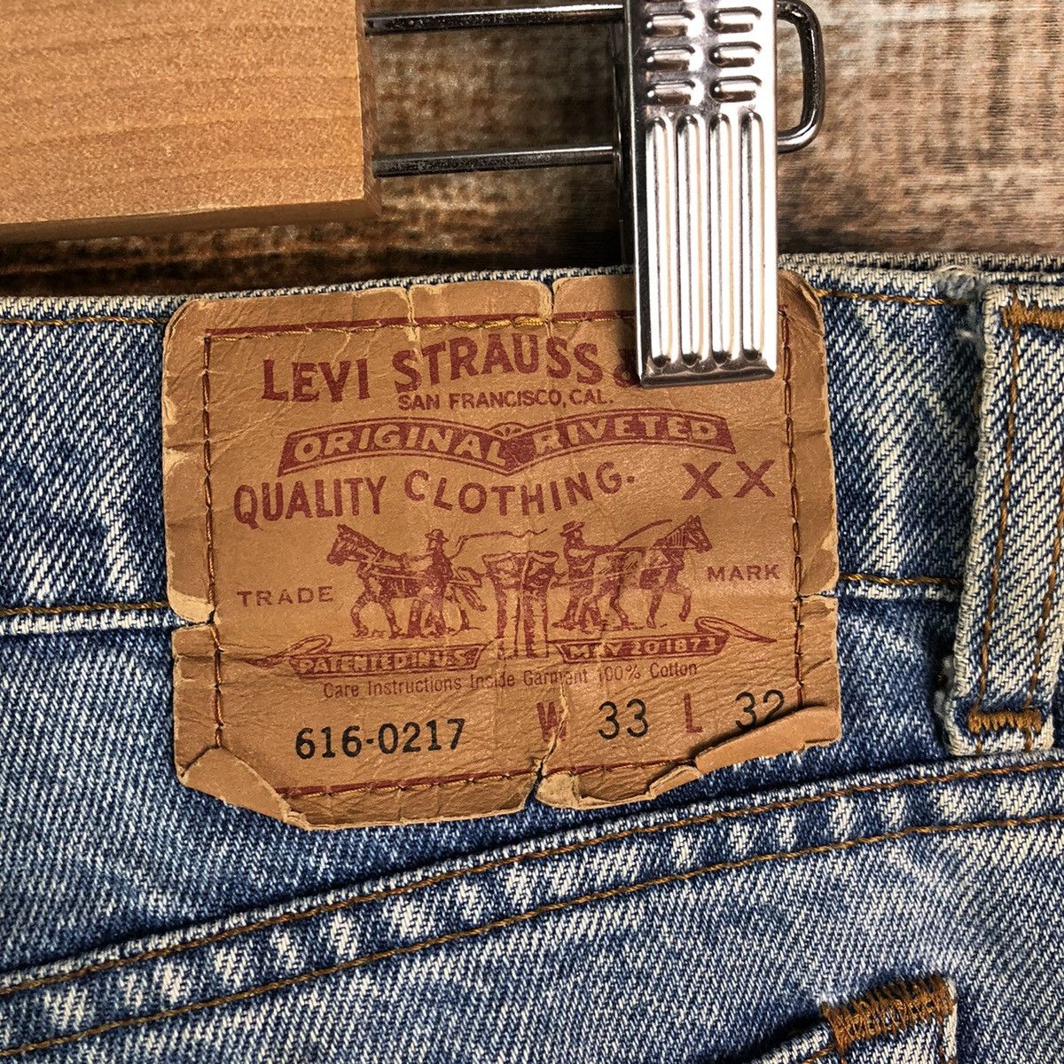 616 Levis Blue vintage Denim Pants #A1923