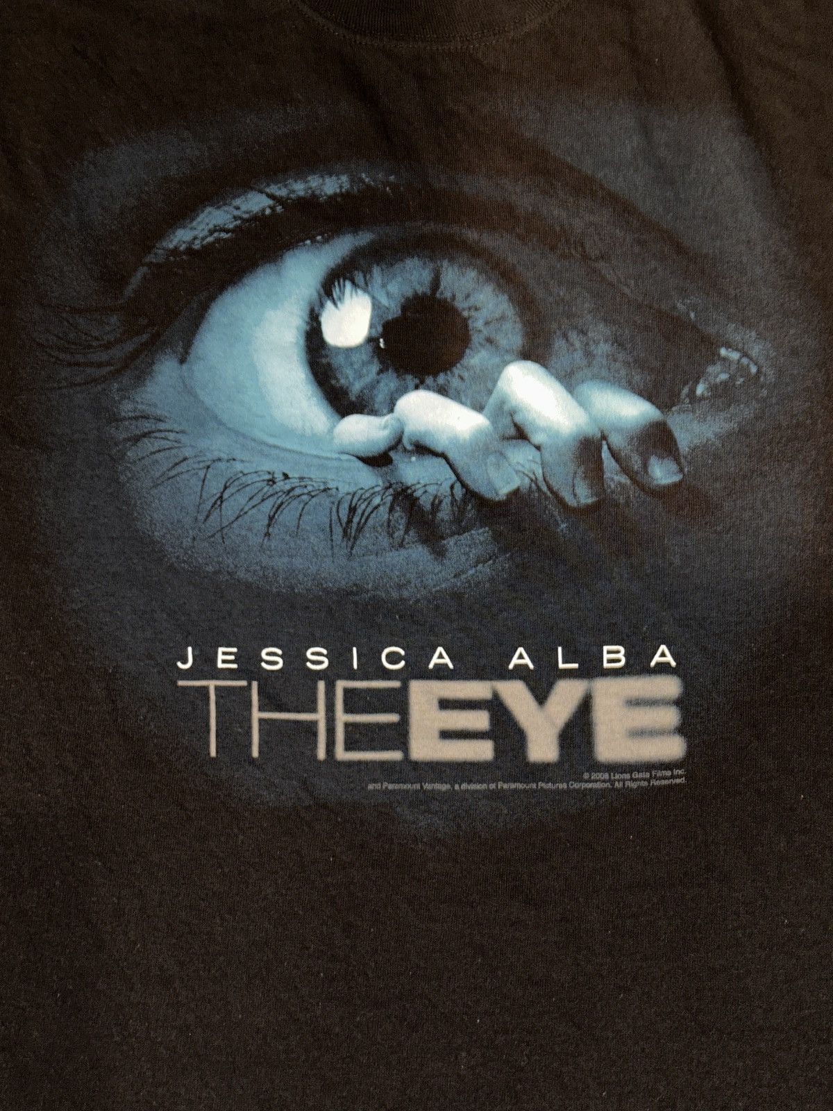 Vintage VTG Y2K Jessica Alba THE EYE Horror Movie Promo Tee Men’s XL Size US XL / EU 56 / 4 - 5 Thumbnail