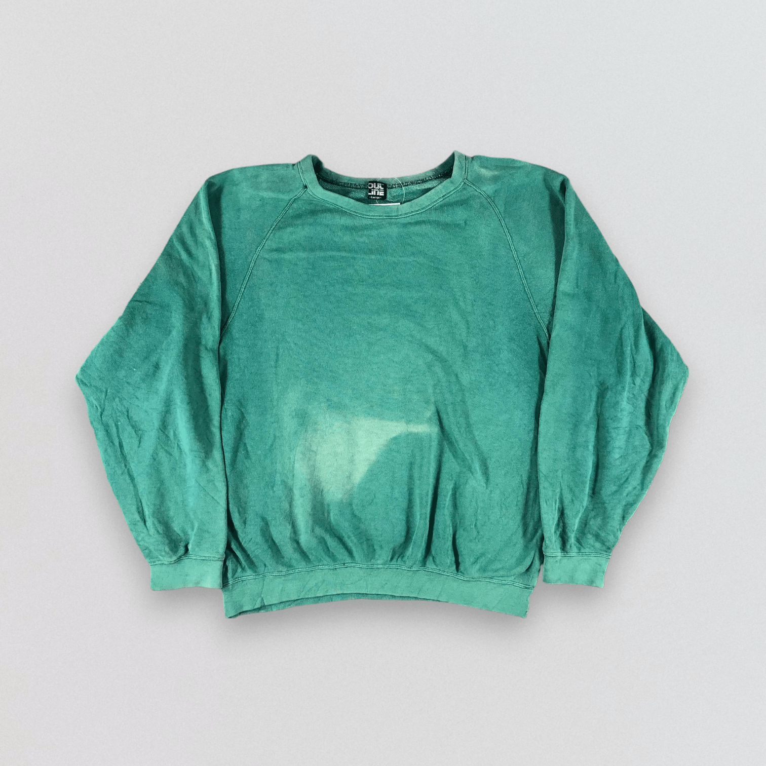 Vintage Vintage Japanese Out Line Sun Faded Sweatshirt F193 Size US L / EU 52-54 / 3 - 1 Thumbnail