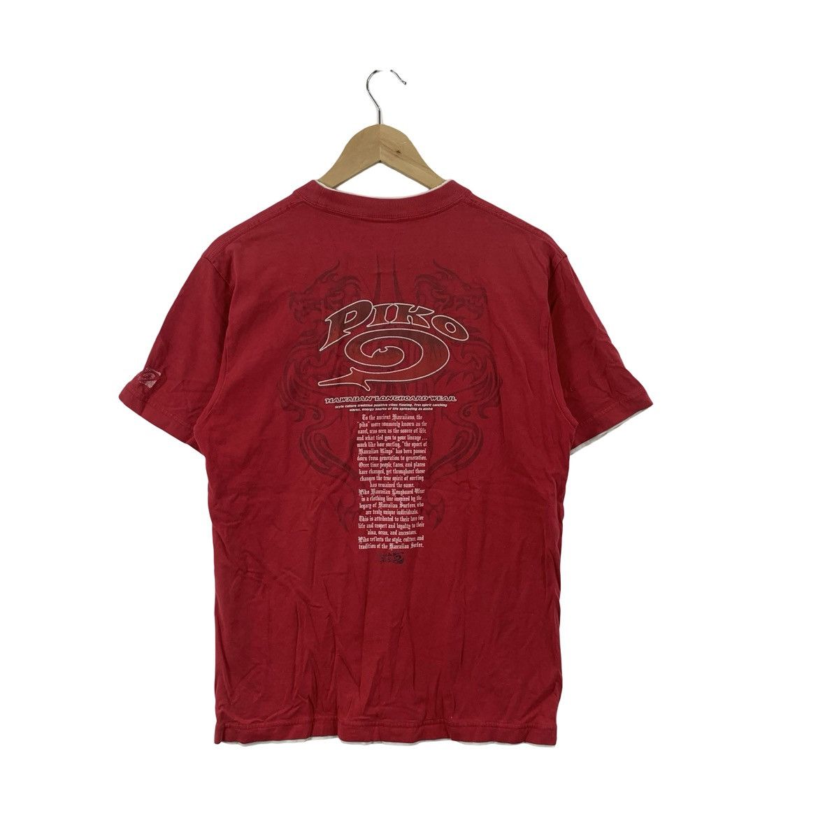 Vintage Vintage PIKO T SHIRT SMALL Logo Spellout – Minimal Surf Size US M / EU 48-50 / 2 - 7 Thumbnail